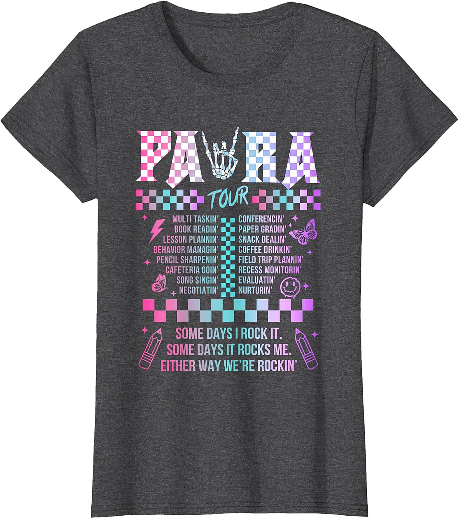 Para Tour T-Shirt Funny Paraprofessional Graphic Tee