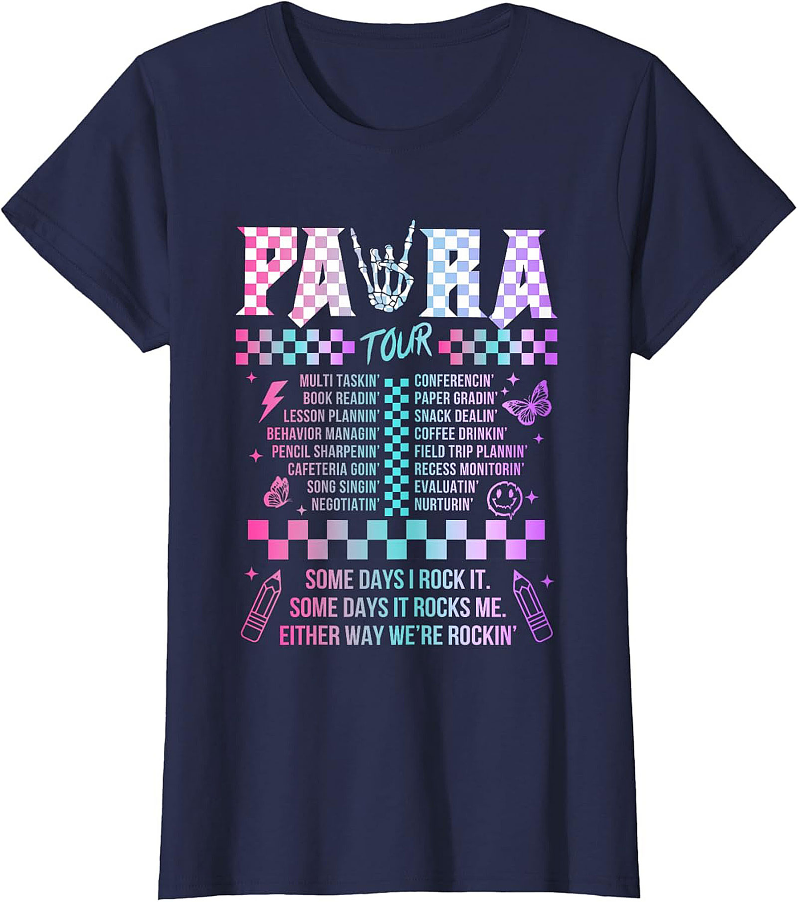 Para Tour T-Shirt Funny Paraprofessional Graphic Tee