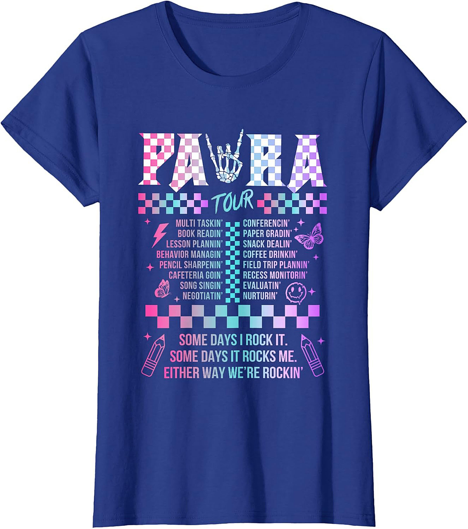 Para Tour T-Shirt Funny Paraprofessional Graphic Tee