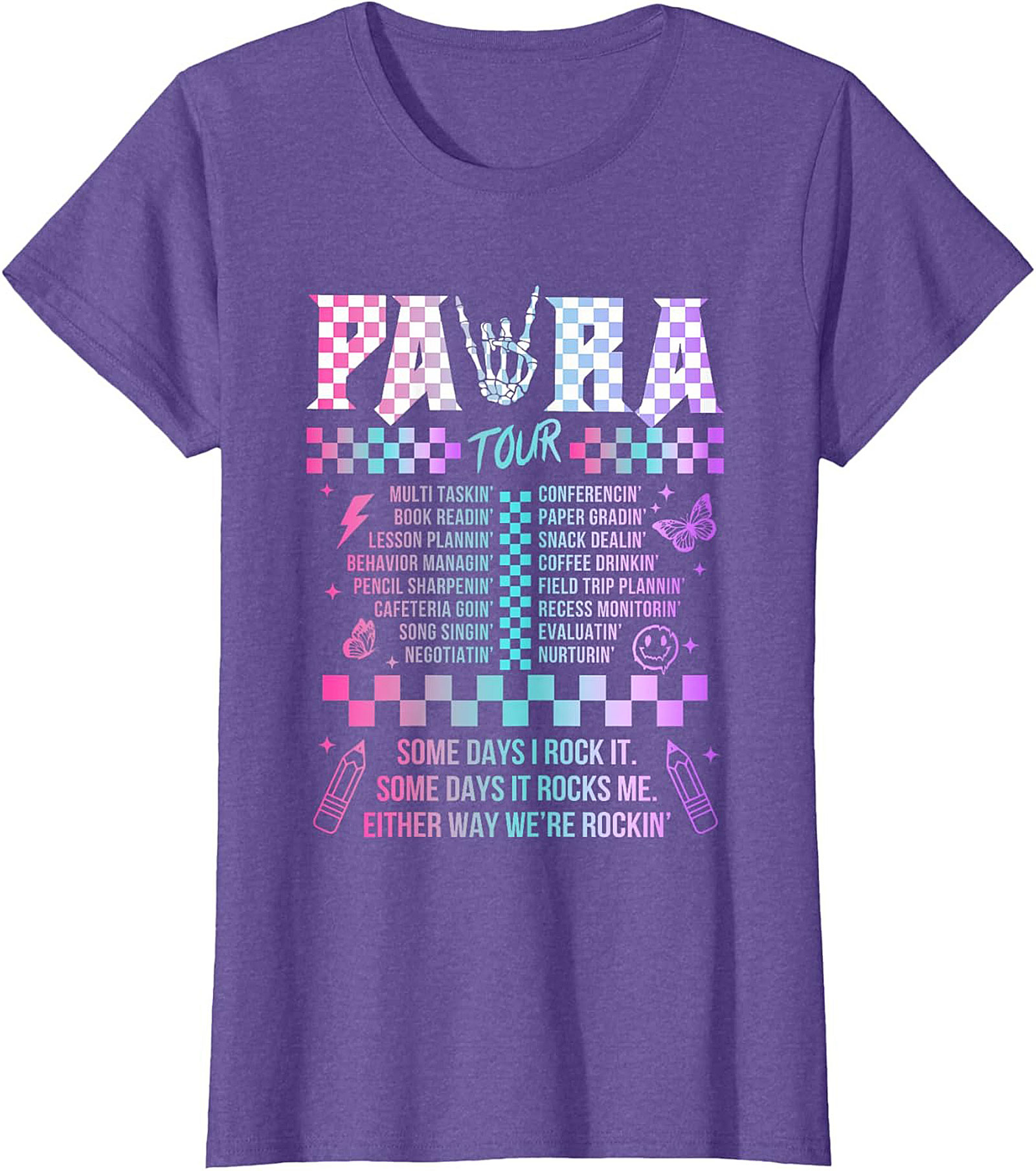 Para Tour T-Shirt Funny Paraprofessional Graphic Tee