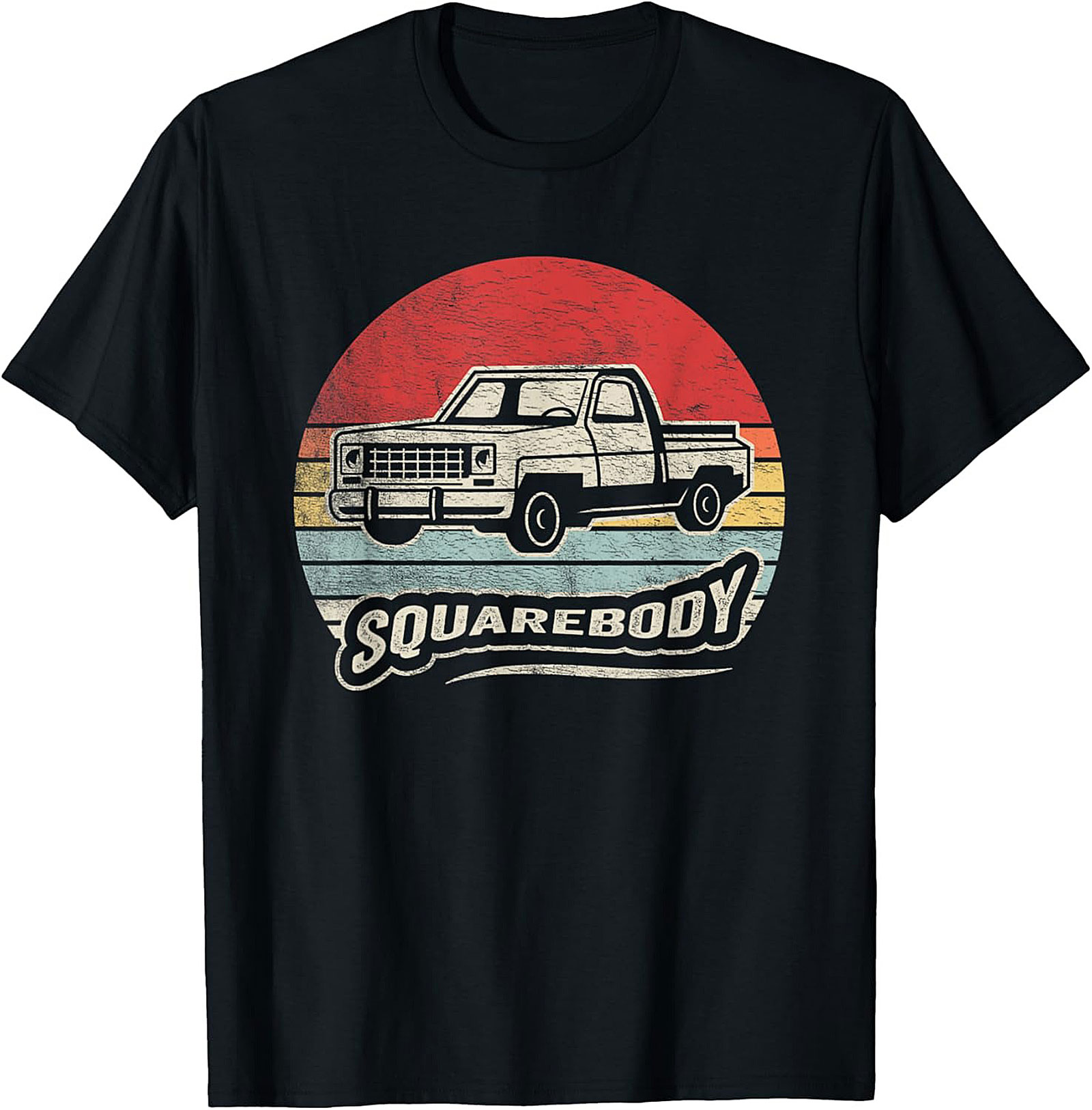Vintage Squarebody Truck T-shirt | Classic 70s 80s Pickup Graphic Tee