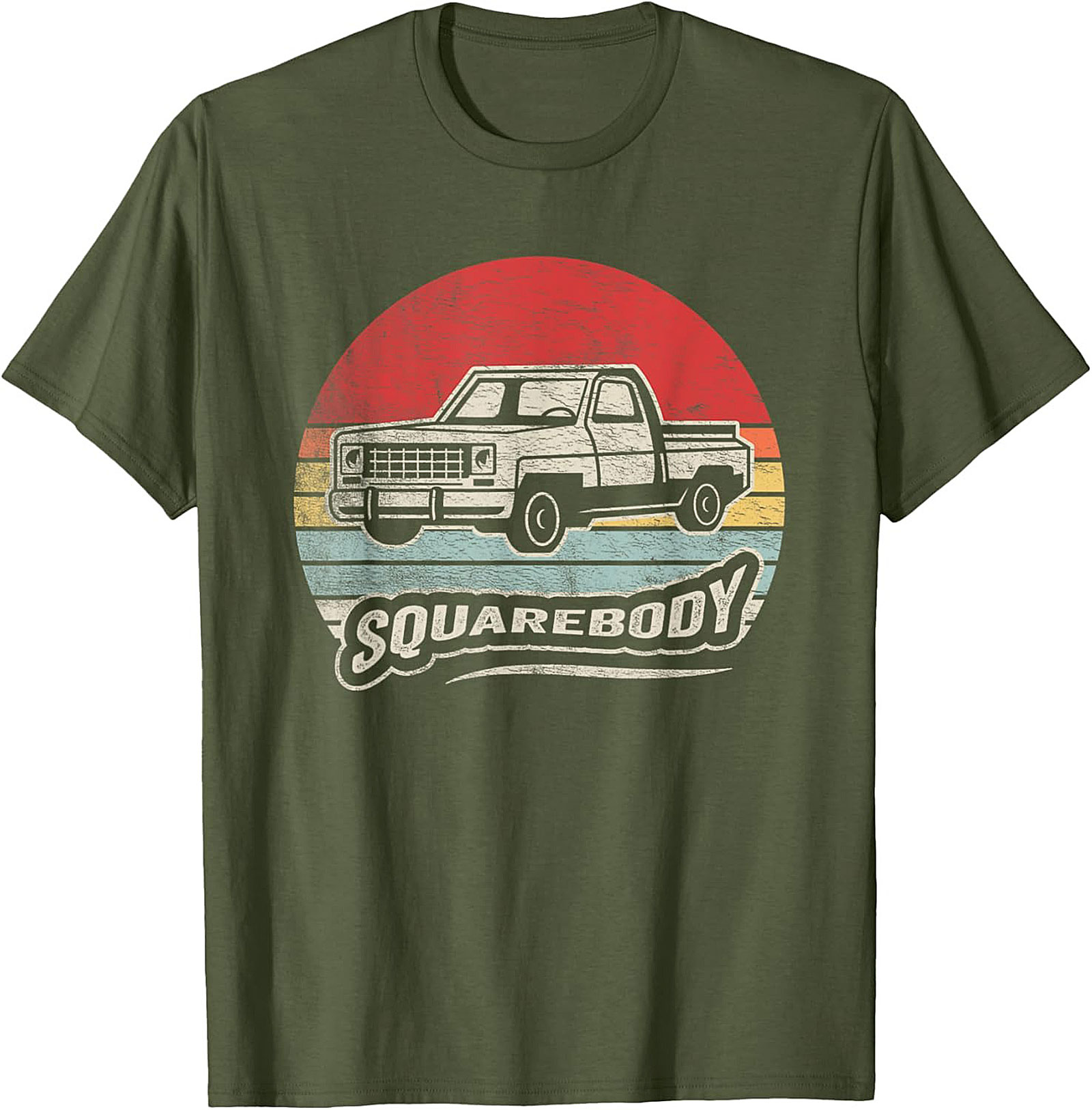 Vintage Squarebody Truck T-shirt | Classic 70s 80s Pickup Graphic Tee