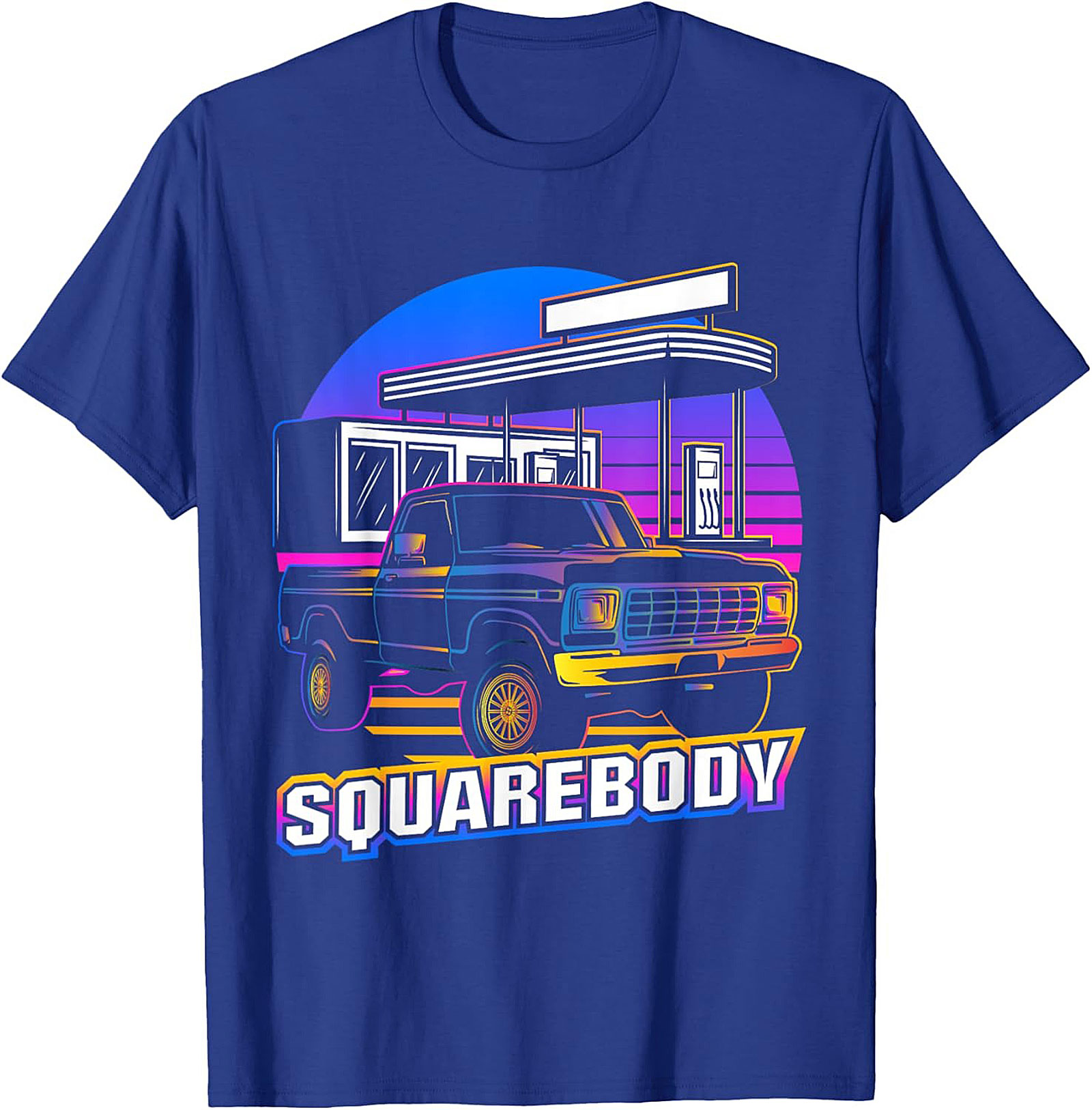 Squarebody Truck Graphic Tee | Retro 80s Pickup Shirt
