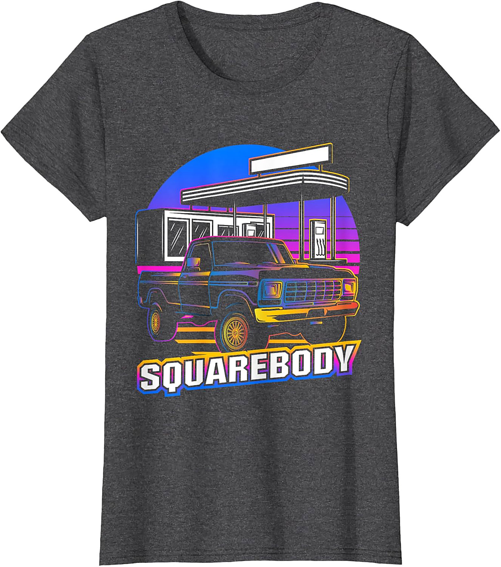 Squarebody Truck Graphic Tee | Retro 80s Pickup Shirt