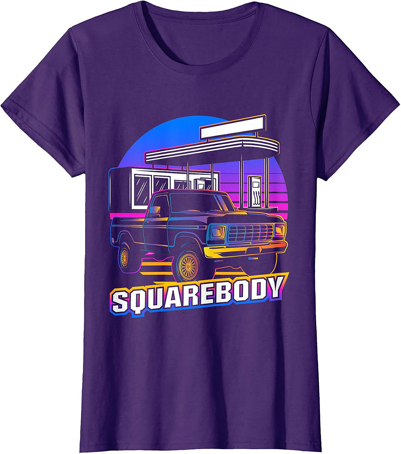 Squarebody Truck Graphic Tee | Retro 80s Pickup Shirt
