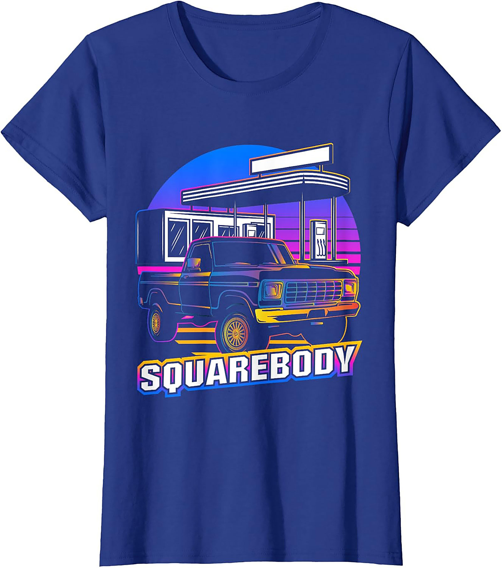 Squarebody Truck Graphic Tee | Retro 80s Pickup Shirt