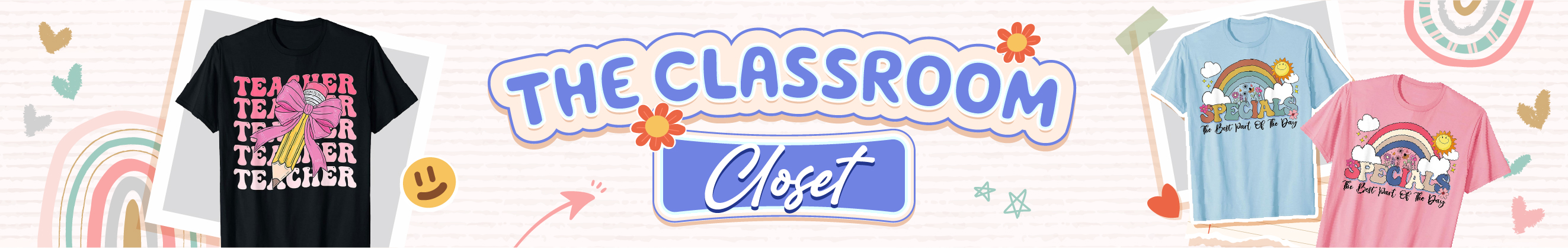 The Classroom Closet banner
