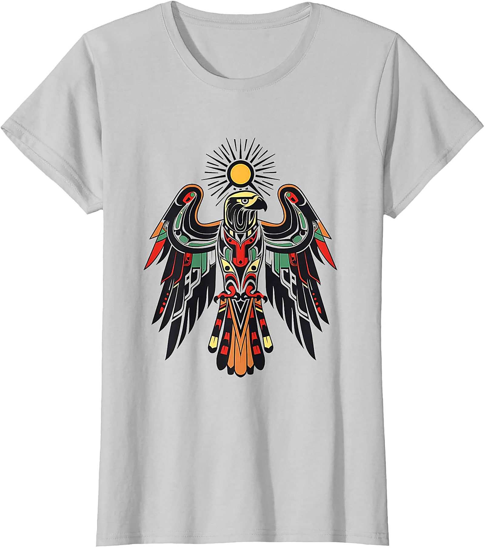 Northwest Coastal Eagle Graphic Tee Indigenous Art Shirt