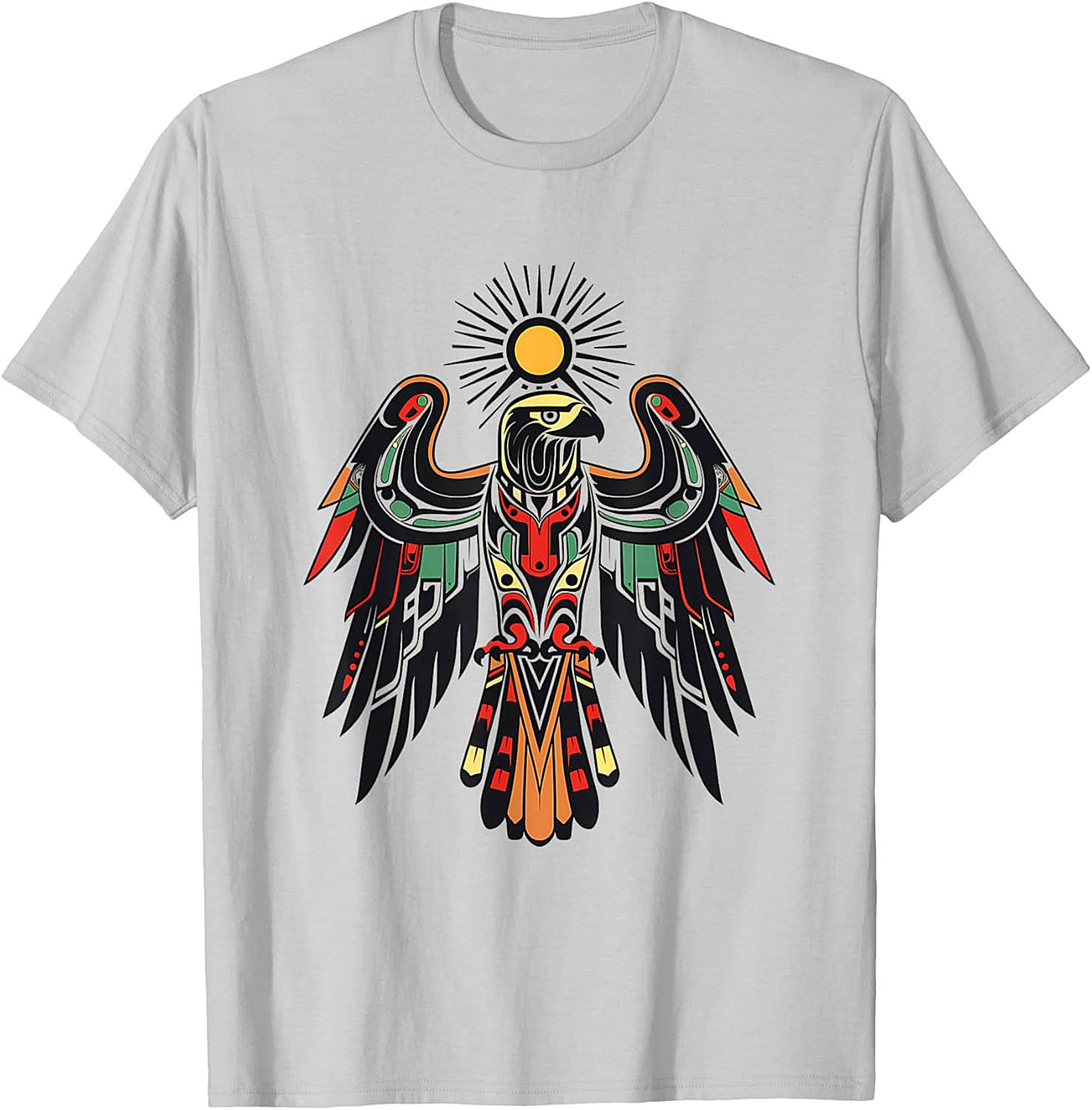 Northwest Coastal Eagle Graphic Tee Indigenous Art Shirt