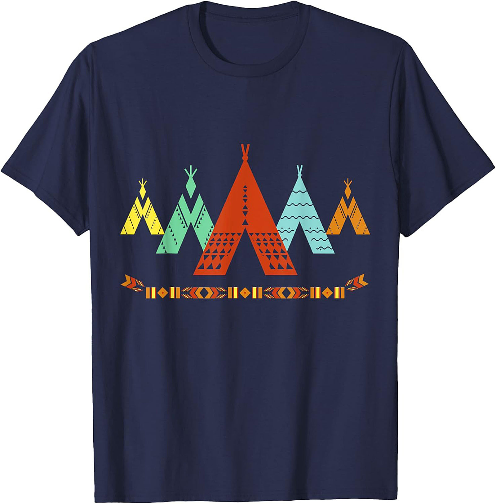 Tribal Teepee Graphic Tee Southwestern Unisex Shirt
