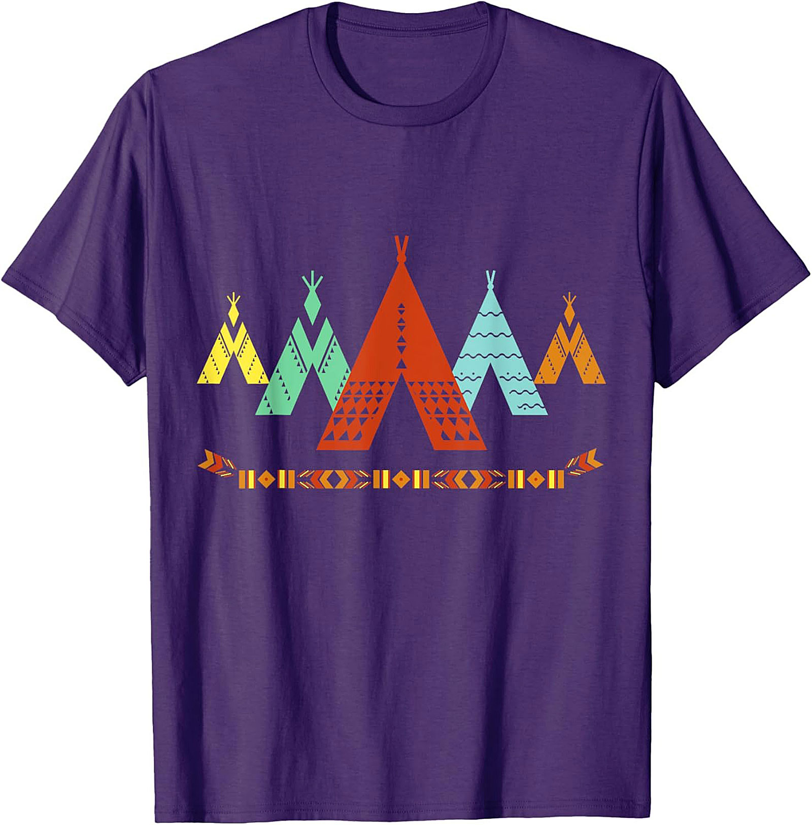 Tribal Teepee Graphic Tee Southwestern Unisex Shirt
