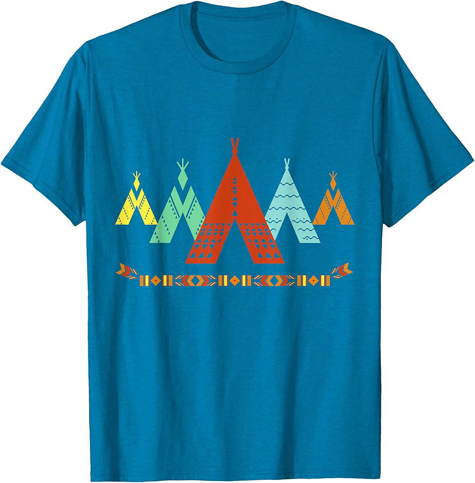 Tribal Teepee Graphic Tee Southwestern Unisex Shirt