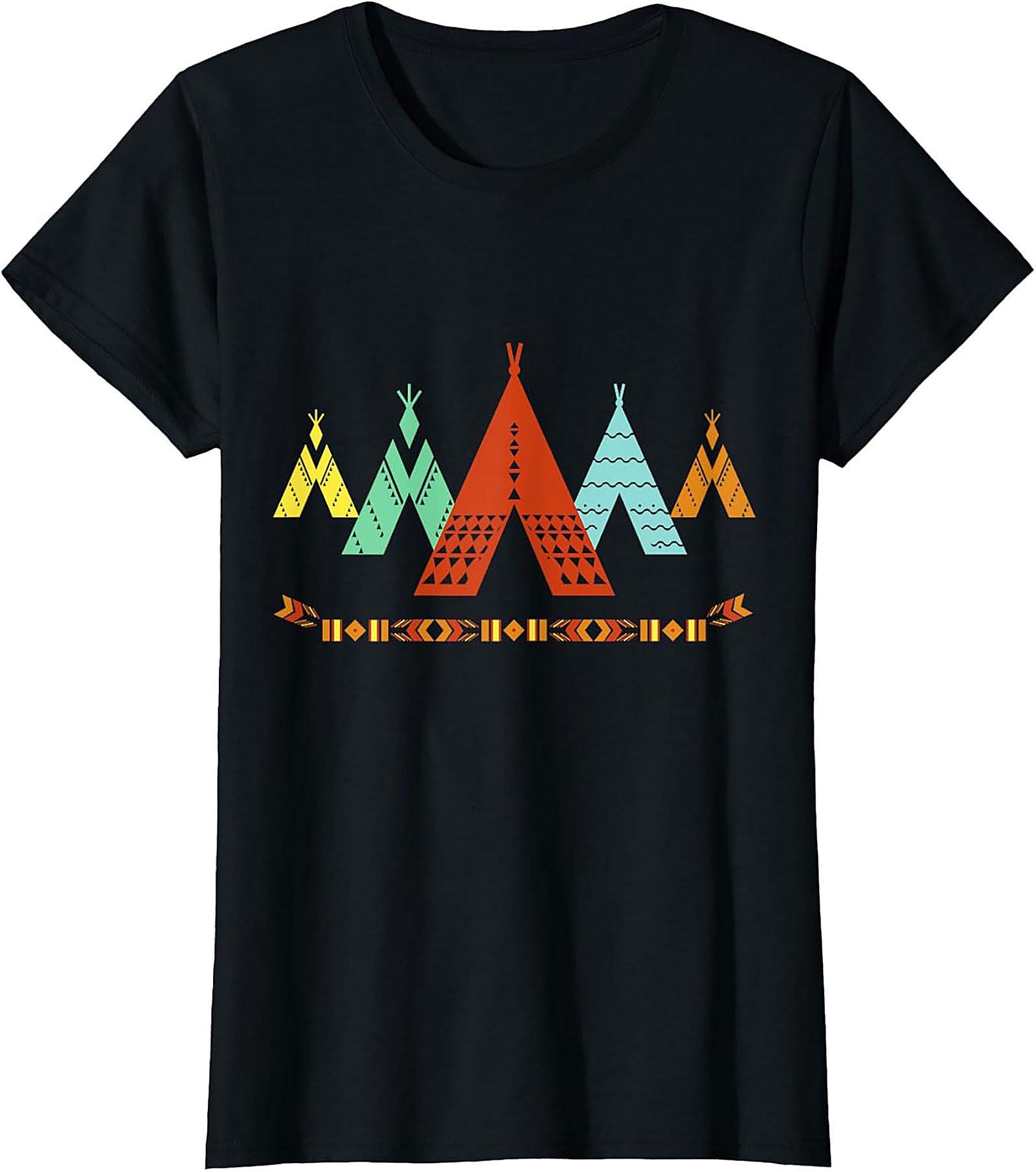 Tribal Teepee Graphic Tee Southwestern Unisex Shirt