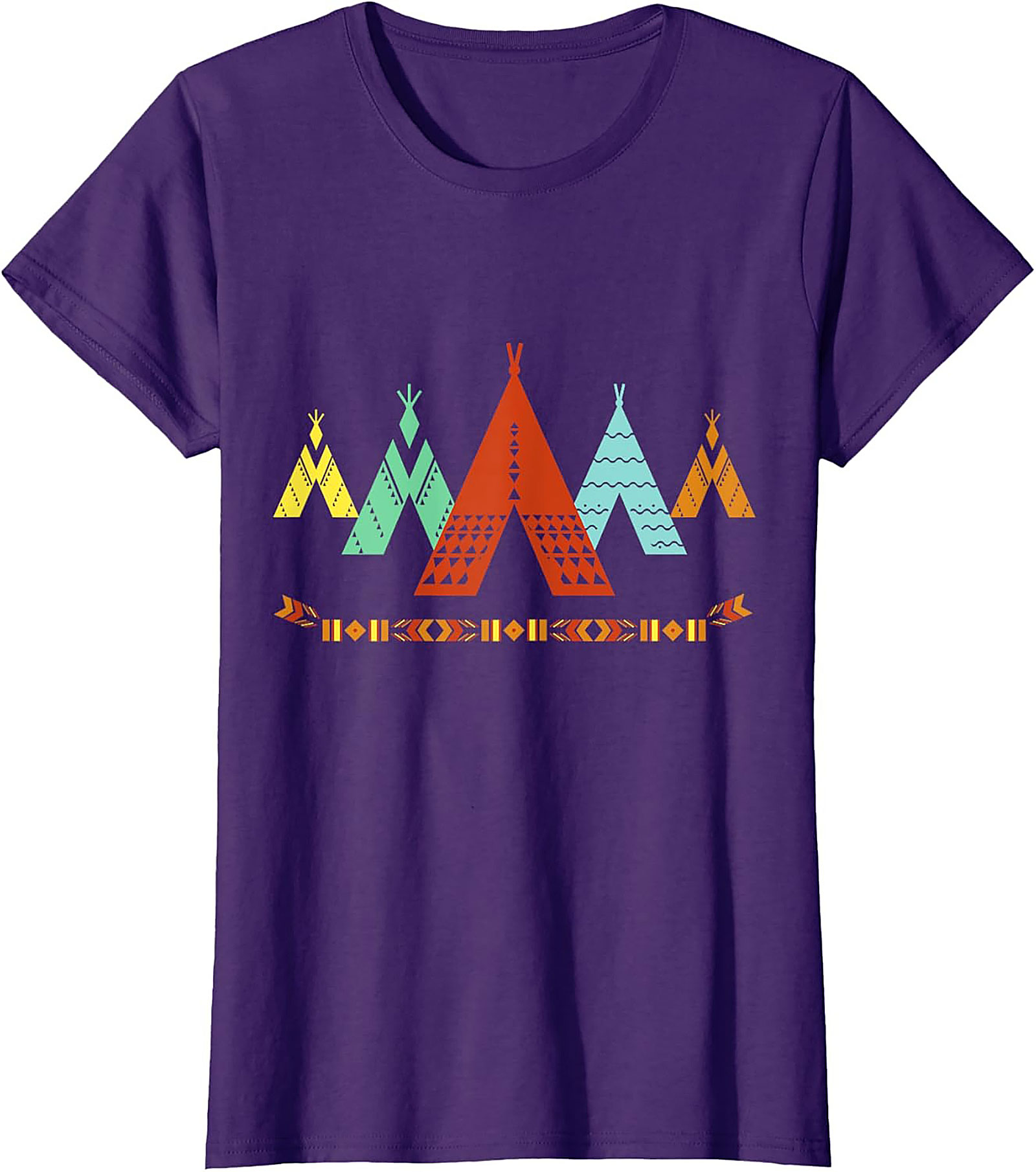 Tribal Teepee Graphic Tee Southwestern Unisex Shirt