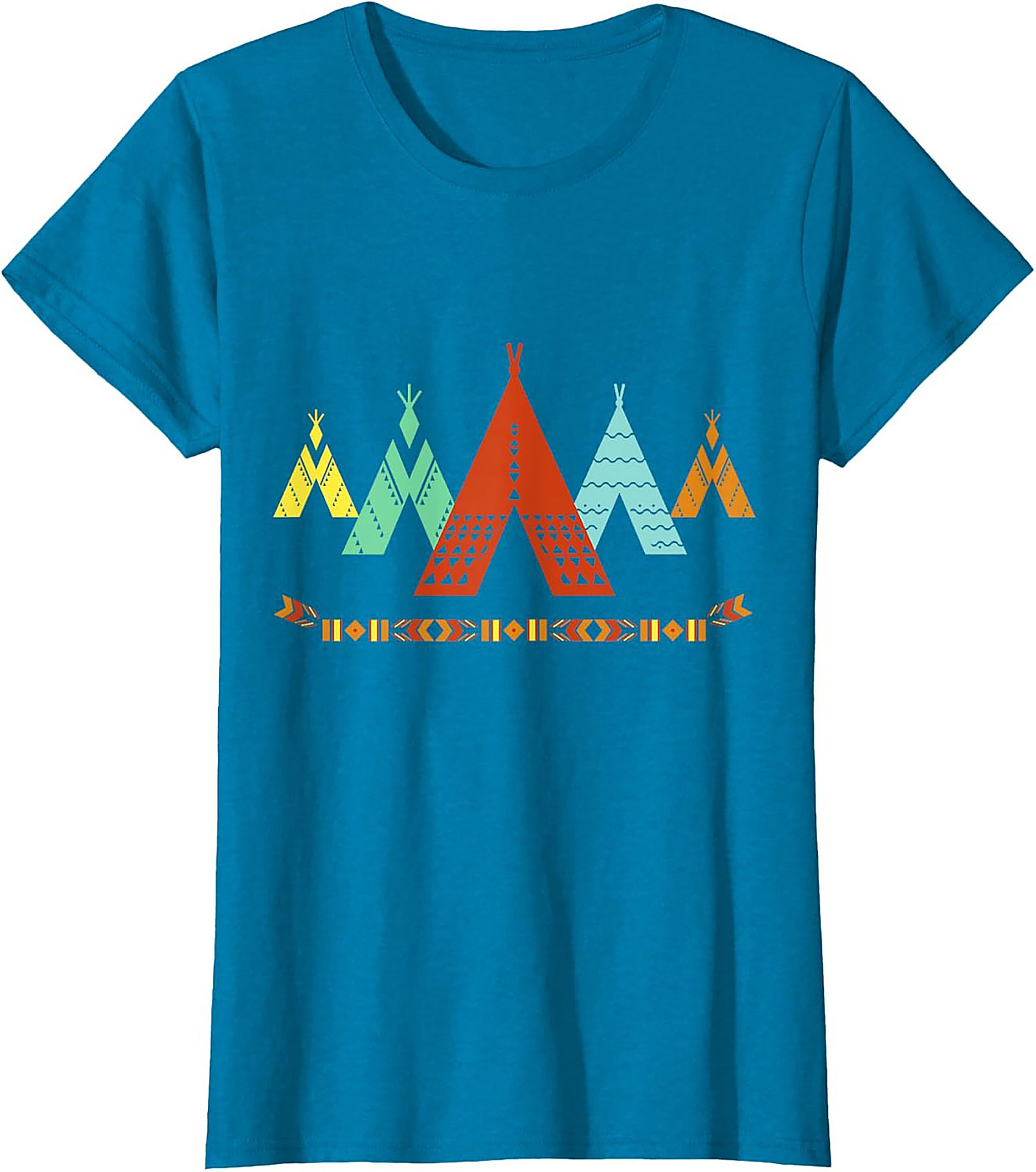 Tribal Teepee Graphic Tee Southwestern Unisex Shirt