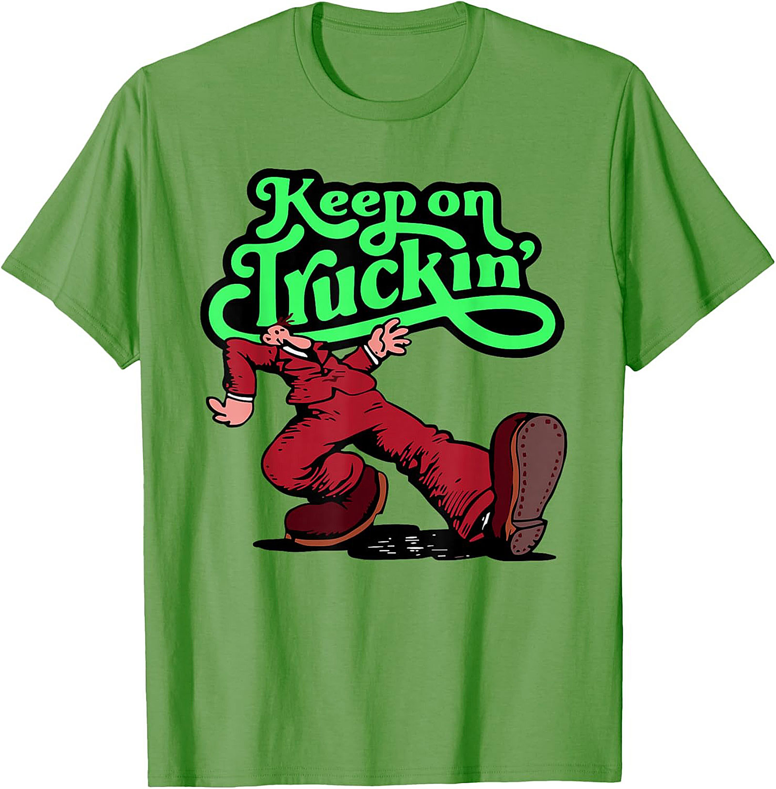 Keep on Truckin' Vintage 70s Graphic Tee | Retro Funny Unisex Shirt