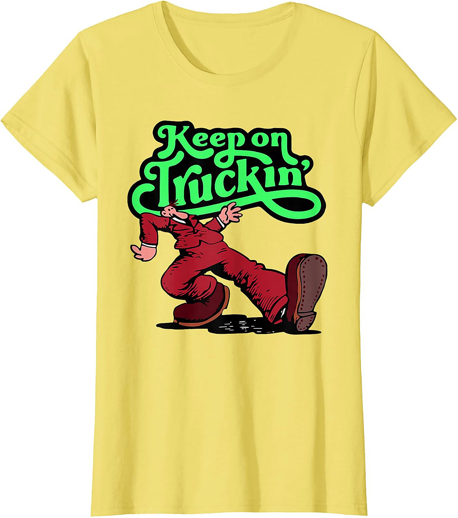 Keep on Truckin' Vintage 70s Graphic Tee | Retro Funny Unisex Shirt