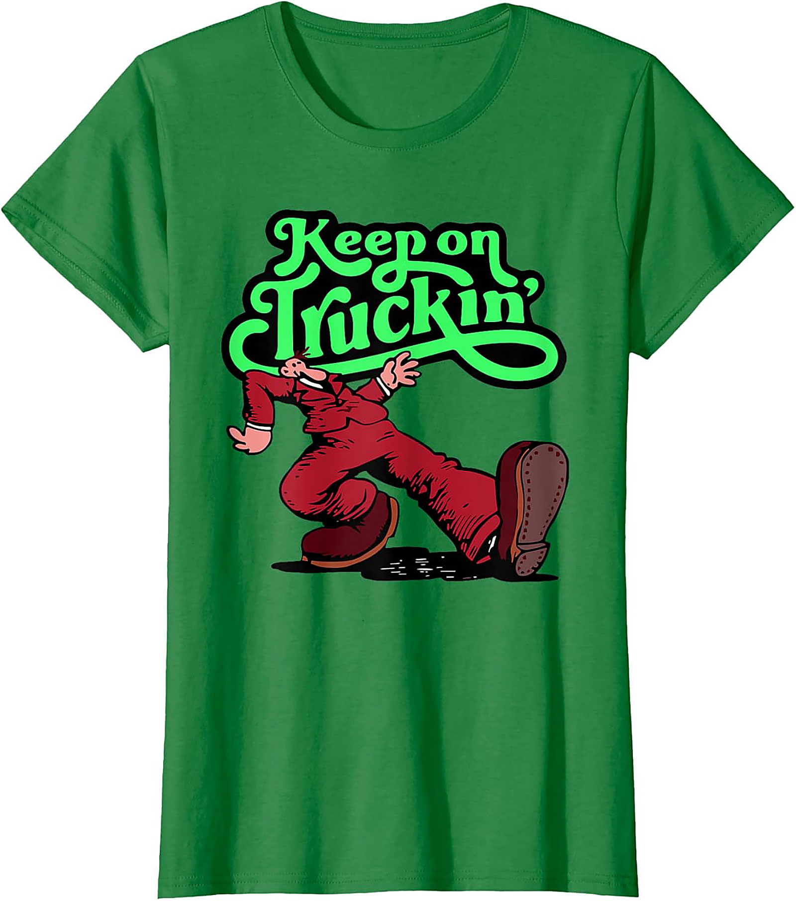 Keep on Truckin' Vintage 70s Graphic Tee | Retro Funny Unisex Shirt