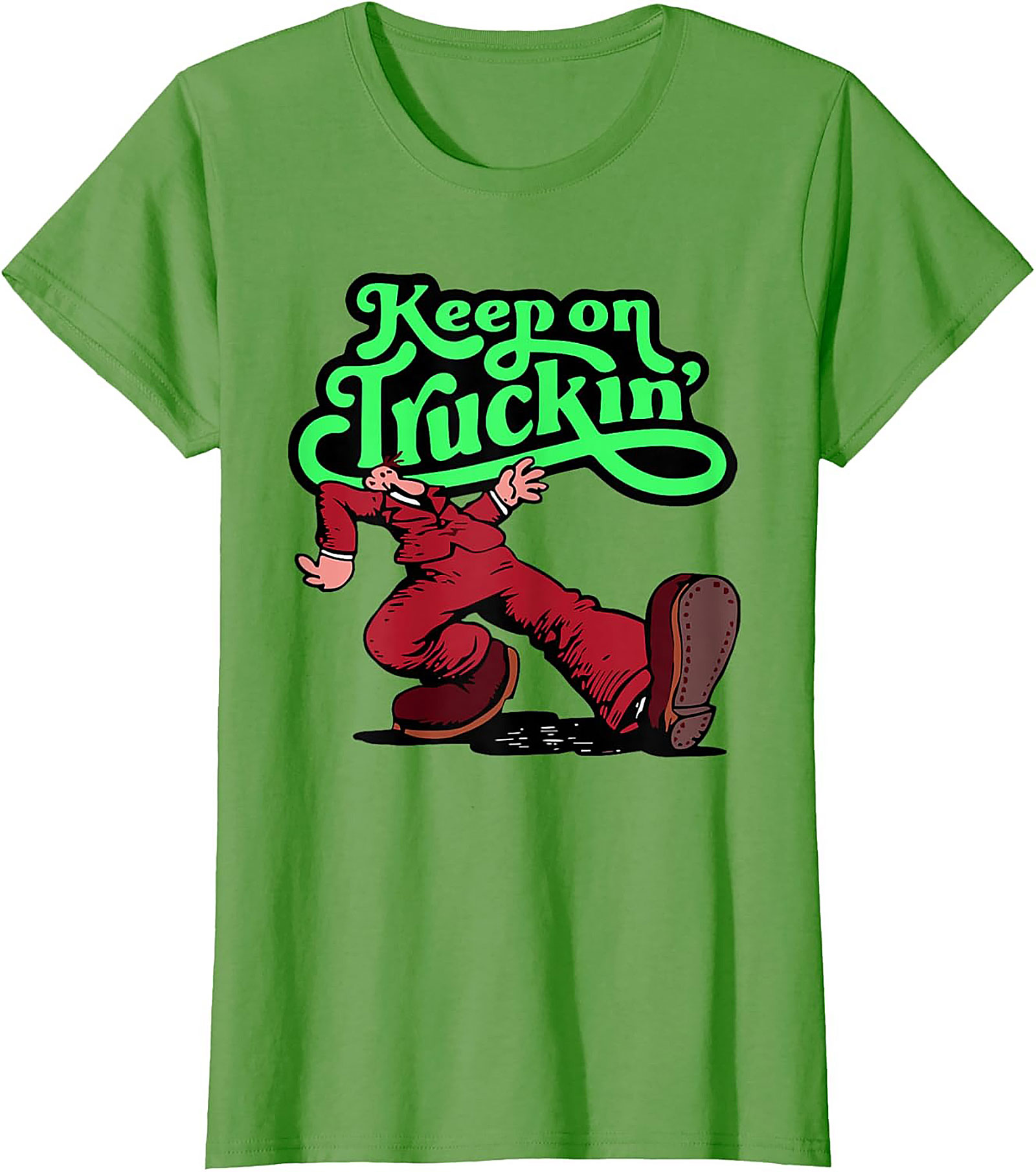 Keep on Truckin' Vintage 70s Graphic Tee | Retro Funny Unisex Shirt