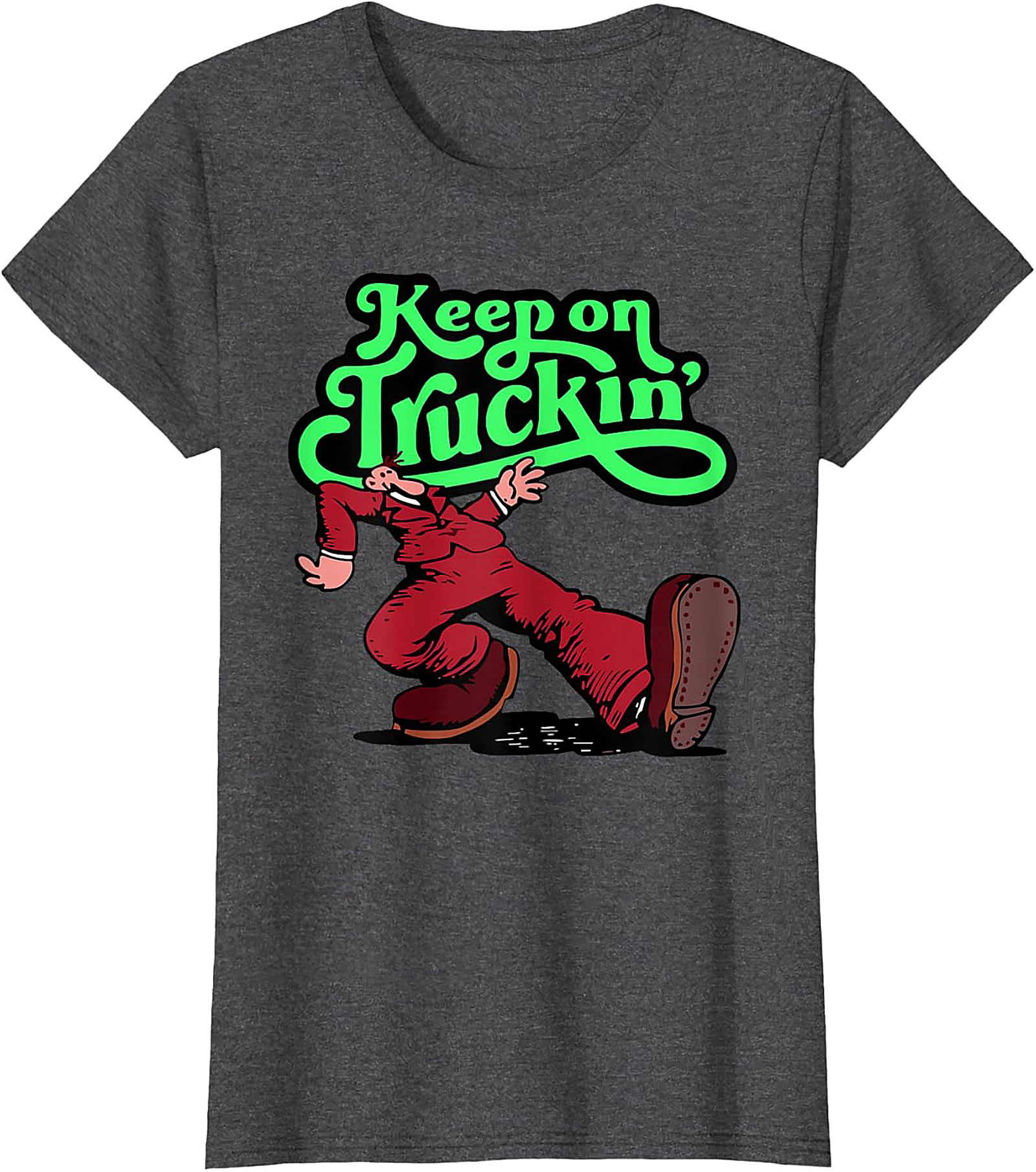 Keep on Truckin' Vintage 70s Graphic Tee | Retro Funny Unisex Shirt