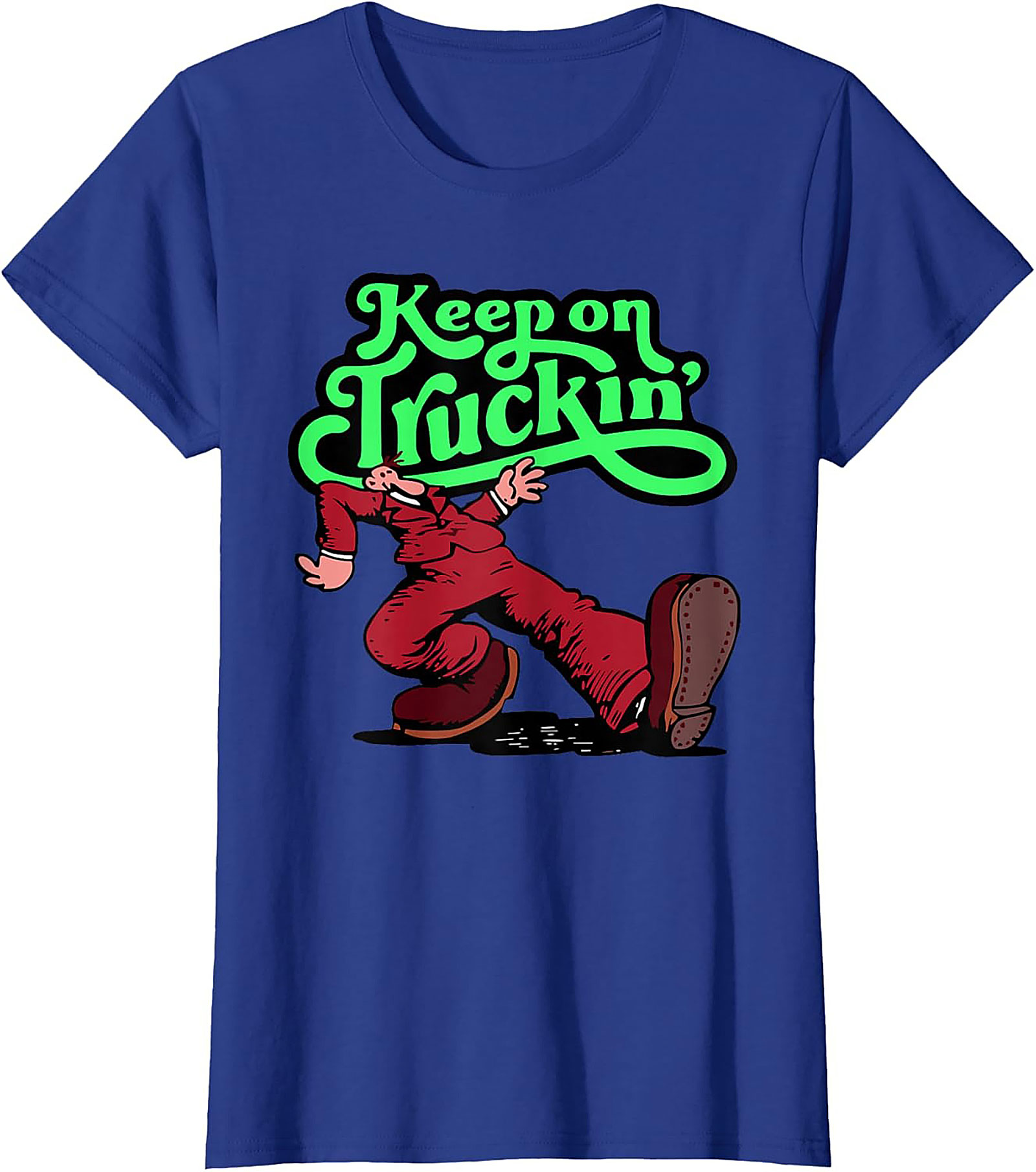 Keep on Truckin' Vintage 70s Graphic Tee | Retro Funny Unisex Shirt