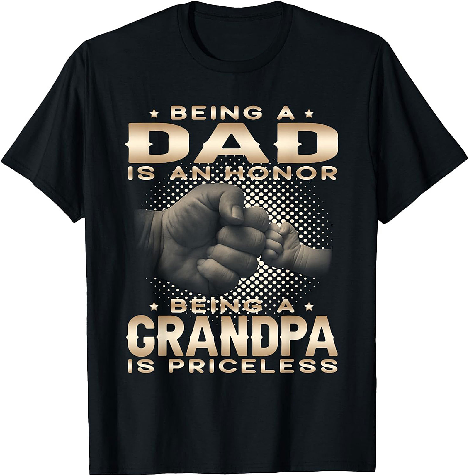 Priceless Grandpa Graphic Tee Soft Cotton Gift for Him
