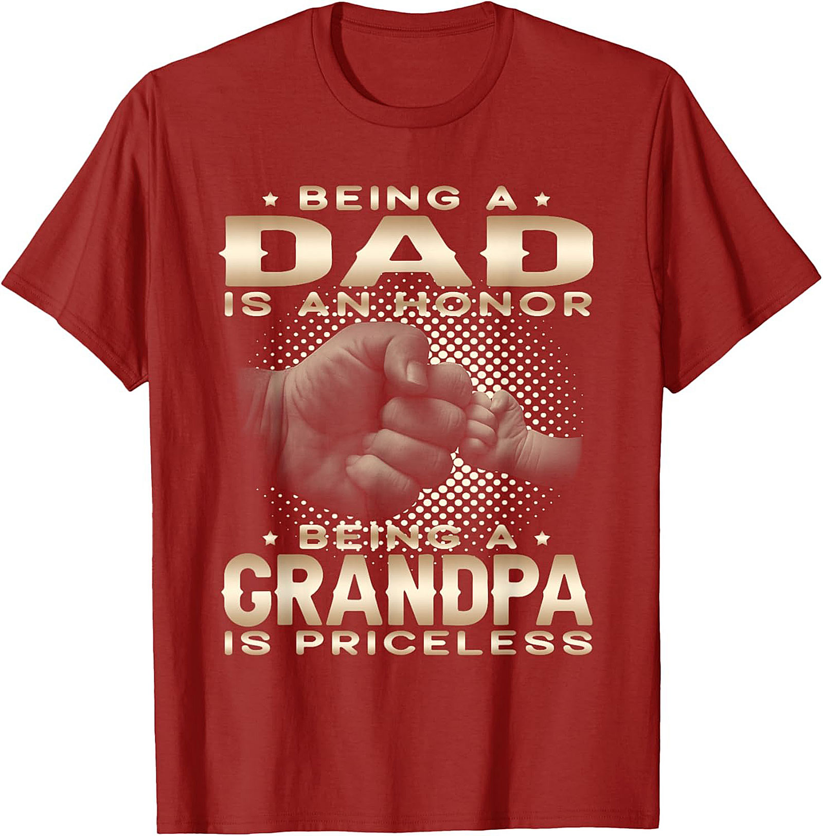 Priceless Grandpa Graphic Tee Soft Cotton Gift for Him