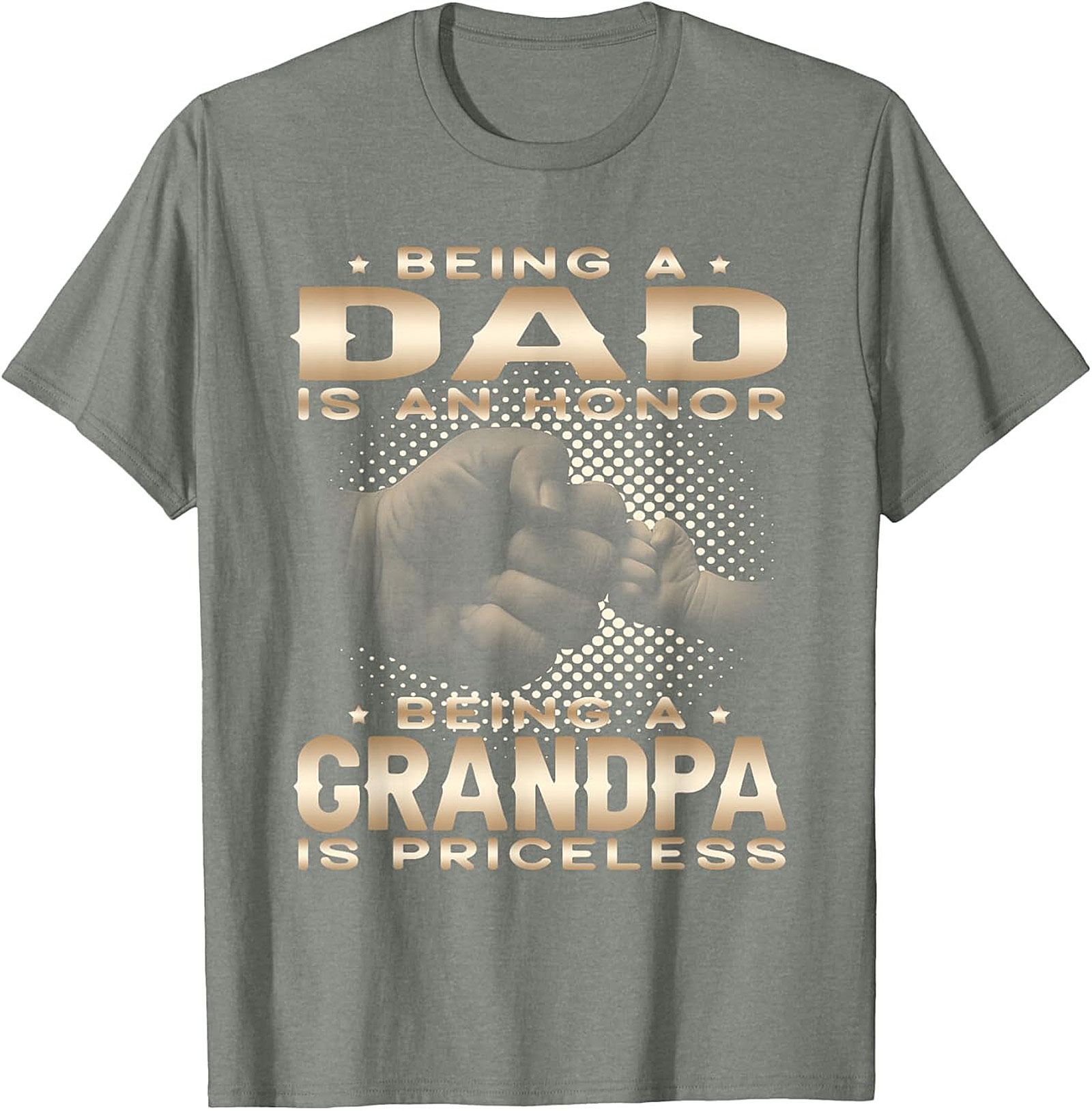 Priceless Grandpa Graphic Tee Soft Cotton Gift for Him