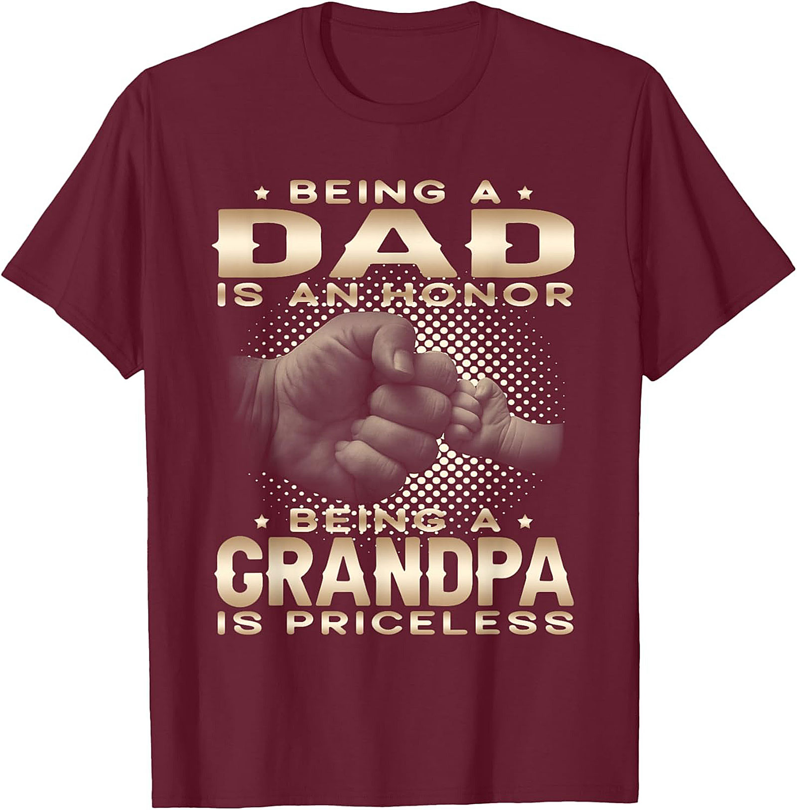 Priceless Grandpa Graphic Tee Soft Cotton Gift for Him