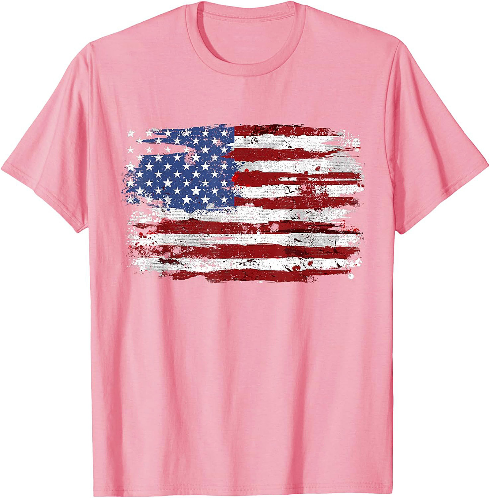 Distressed American Flag T-Shirt | Patriotic Grunge Tee