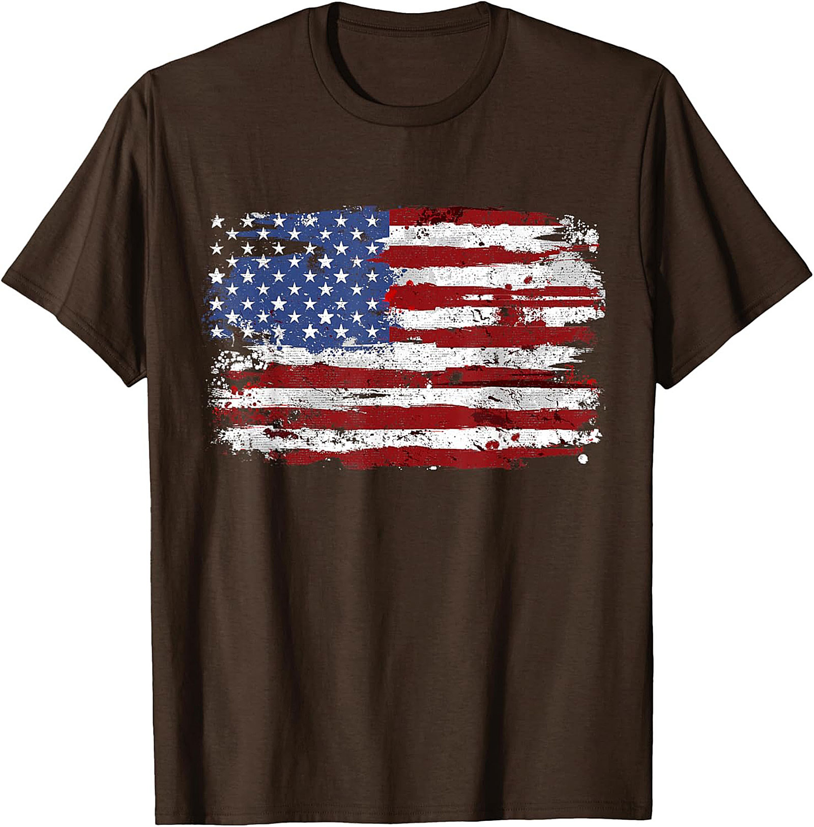 Distressed American Flag T-Shirt | Patriotic Grunge Tee