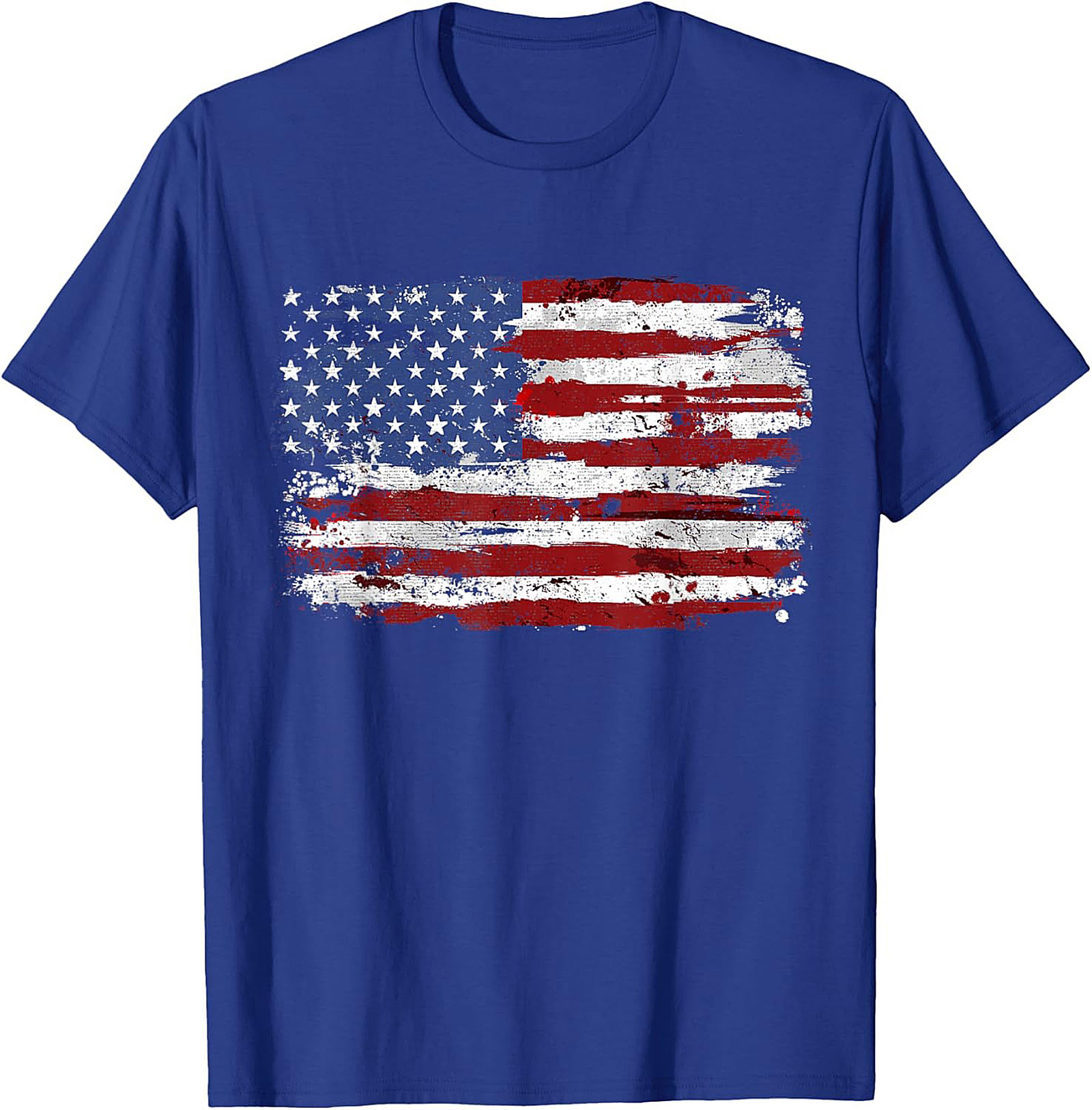 Distressed American Flag T-Shirt | Patriotic Grunge Tee
