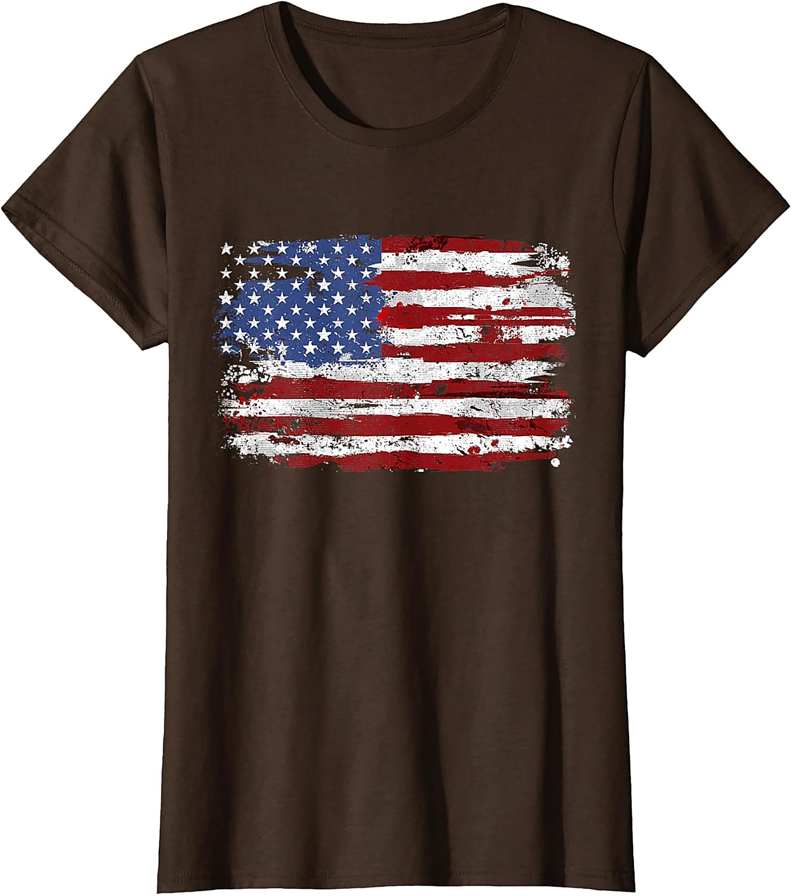 Distressed American Flag T-Shirt | Patriotic Grunge Tee