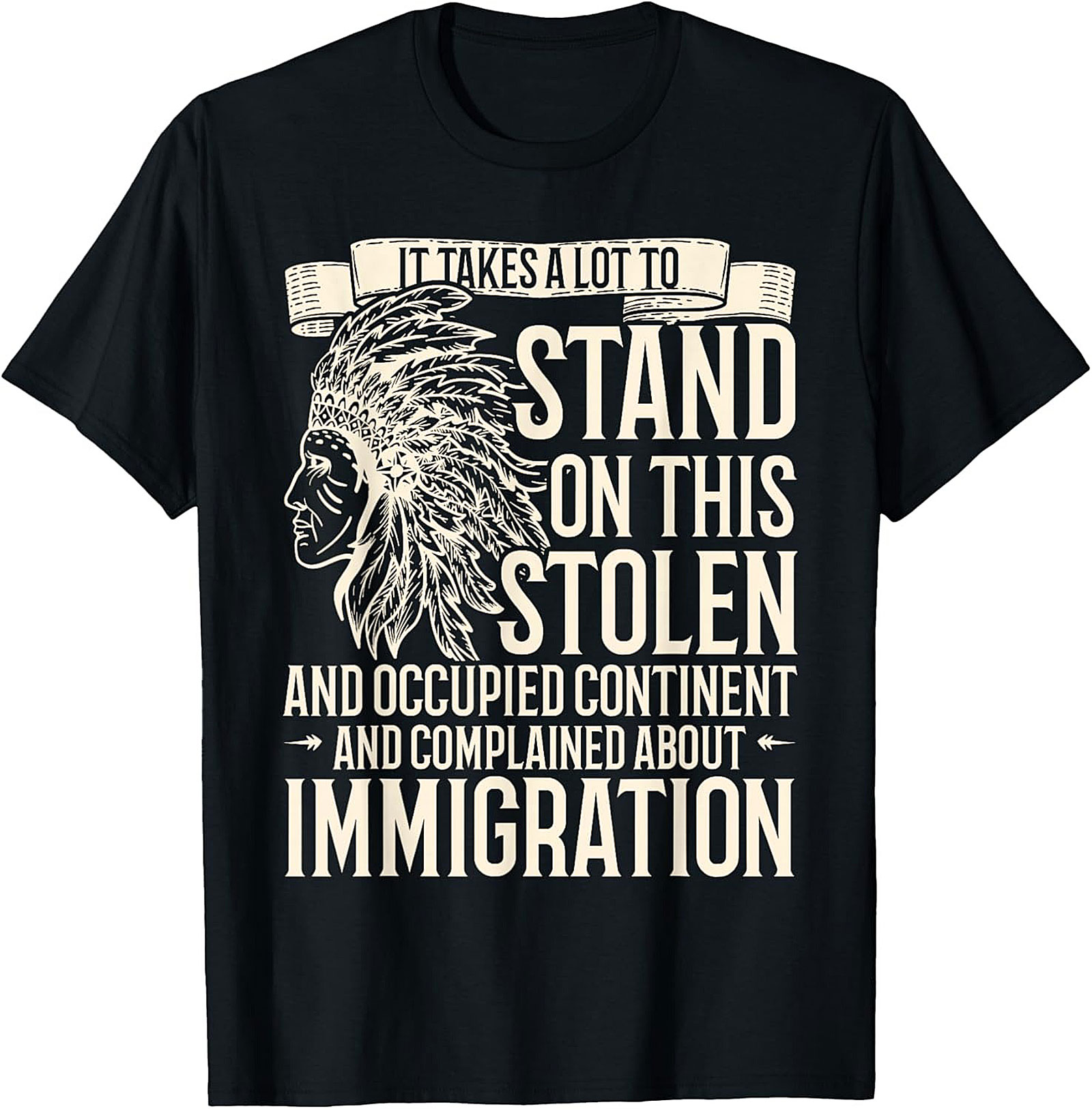 Indigenous Rights Political Statement T-Shirt Graphic Tee