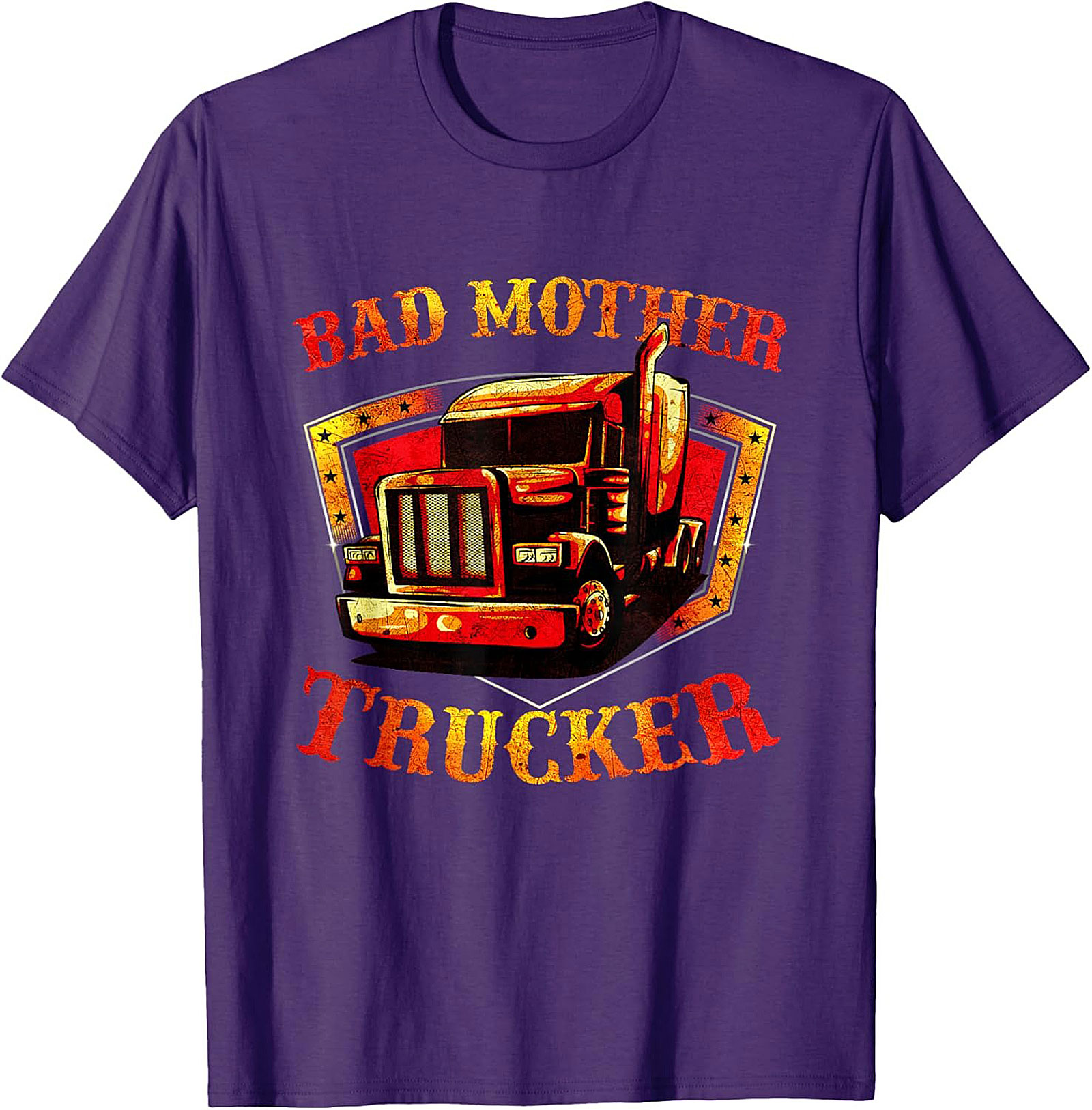 Bad Mother Trucker Graphic Tee | The Ultimate Funny Trucker Shirt