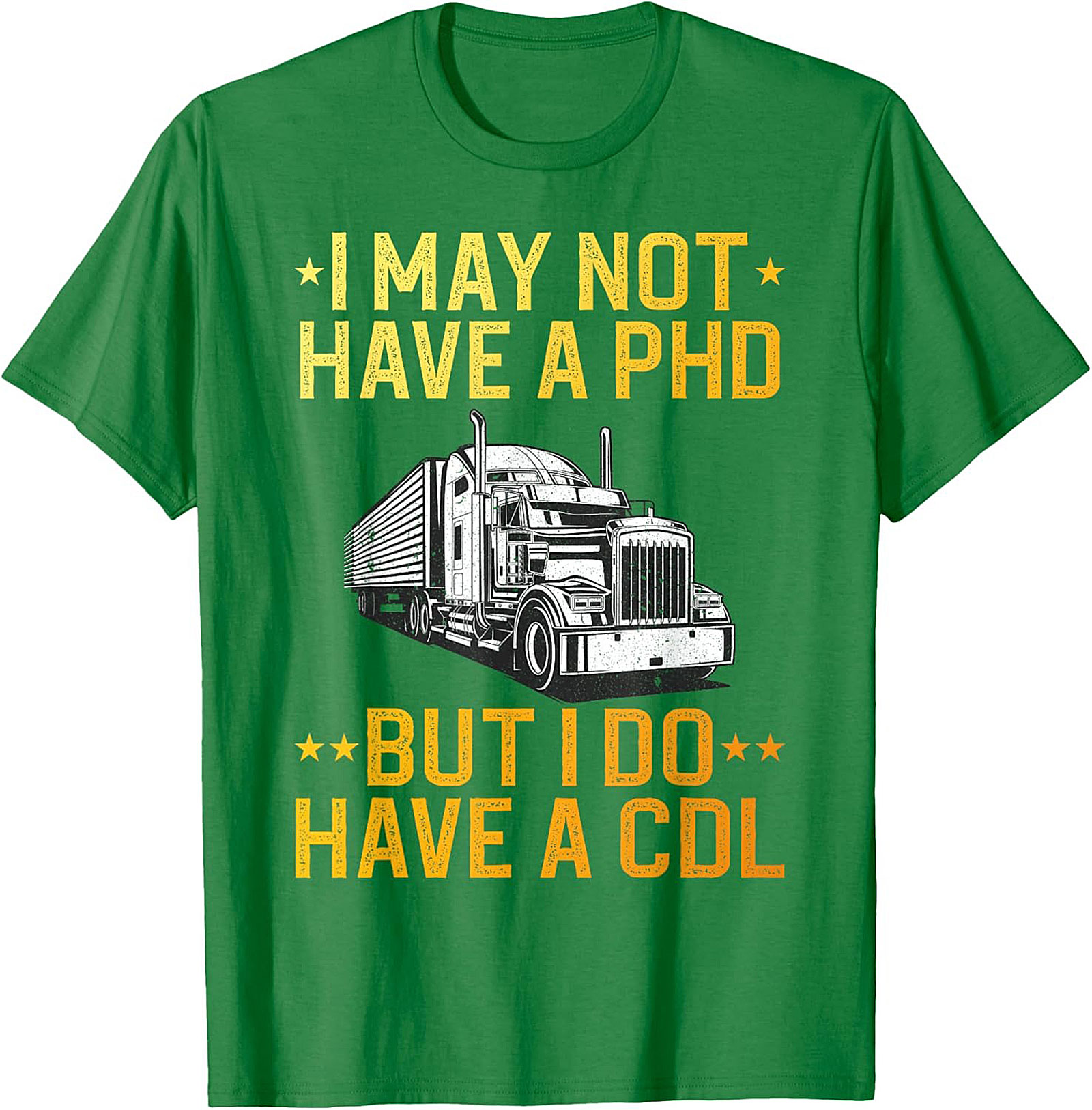 CDL Pride Trucker Graphic Tee | Funny Semi-Truck Driver Shirt