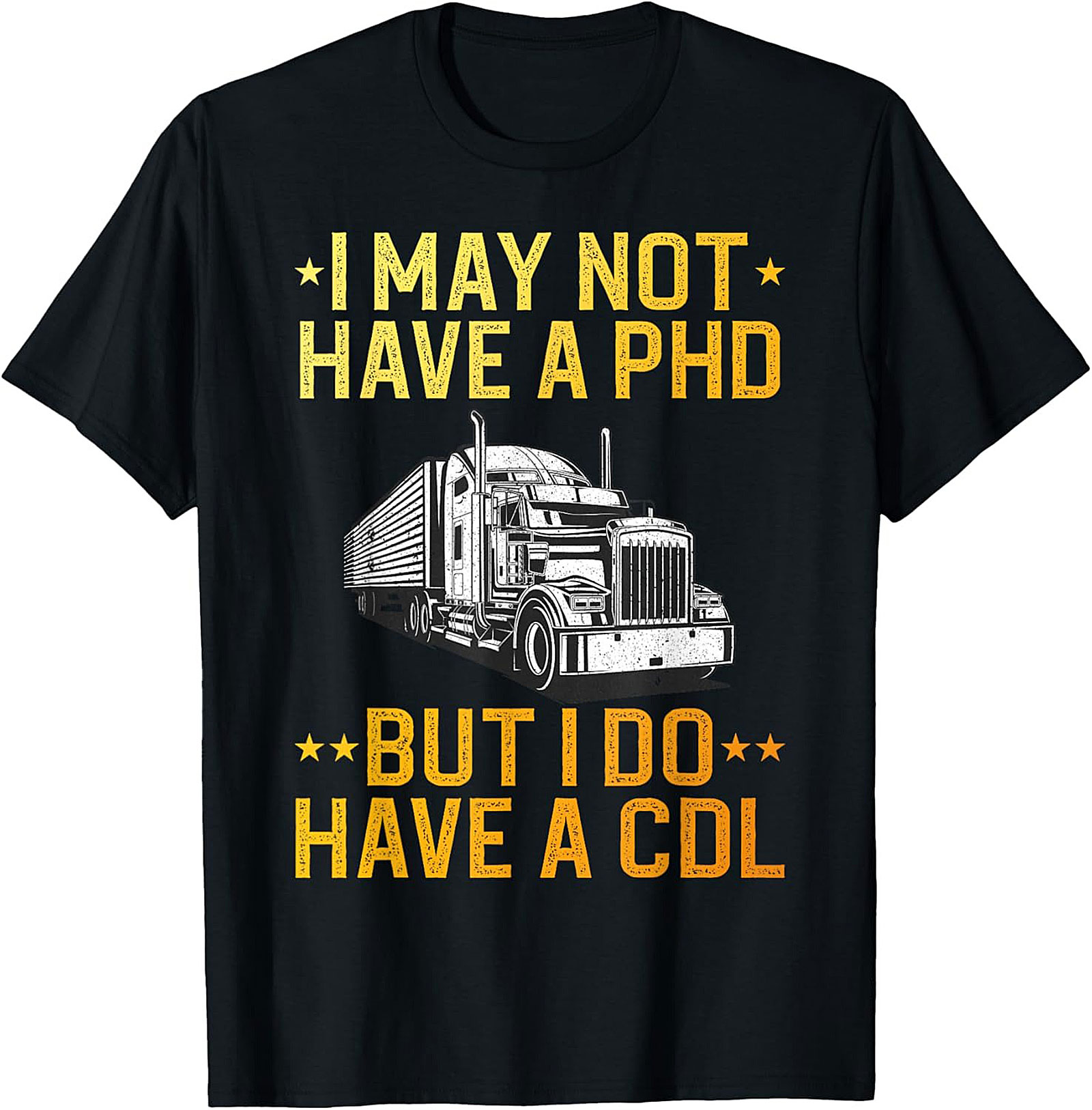 CDL Pride Trucker Graphic Tee | Funny Semi-Truck Driver Shirt