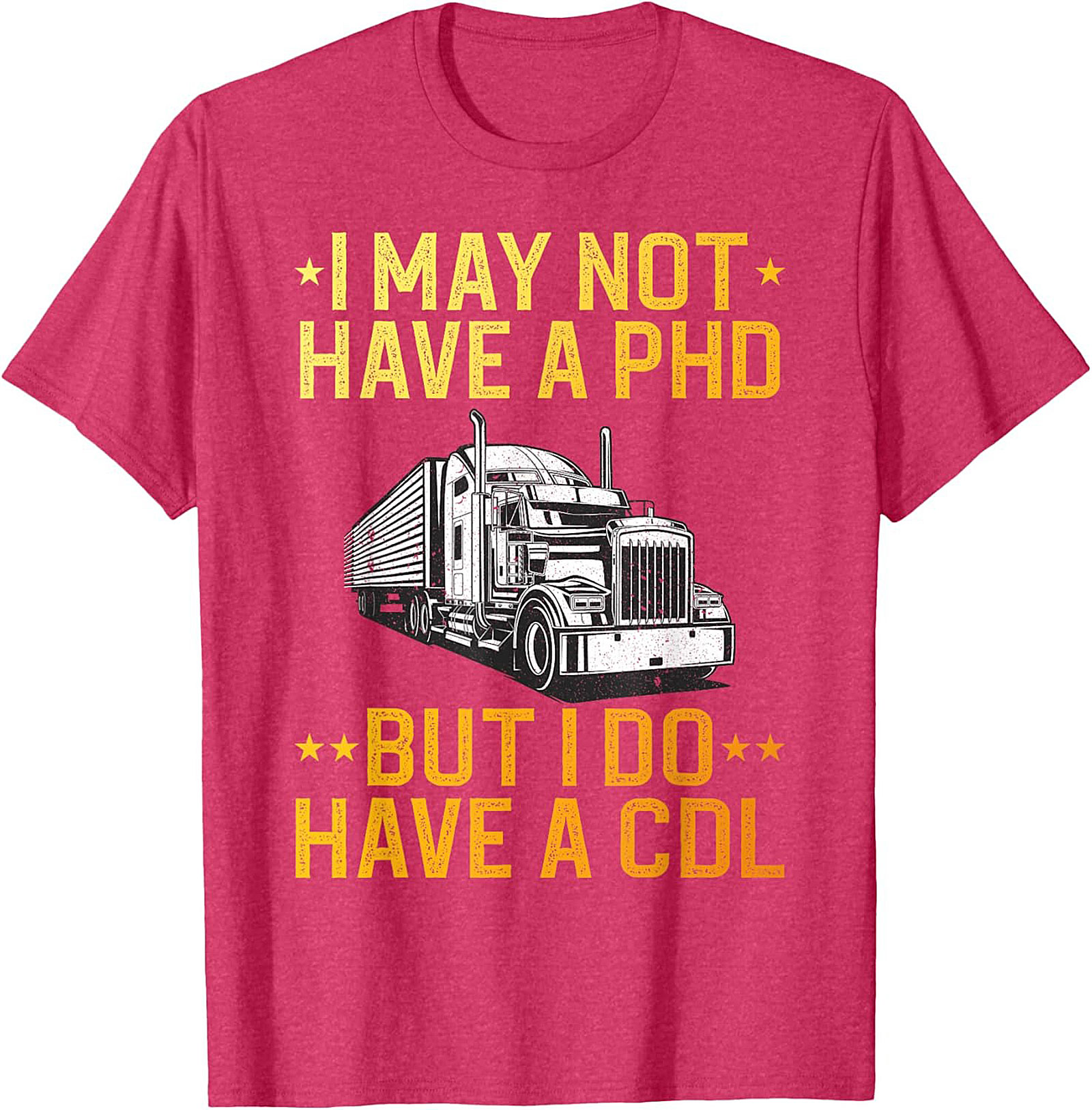 CDL Pride Trucker Graphic Tee | Funny Semi-Truck Driver Shirt