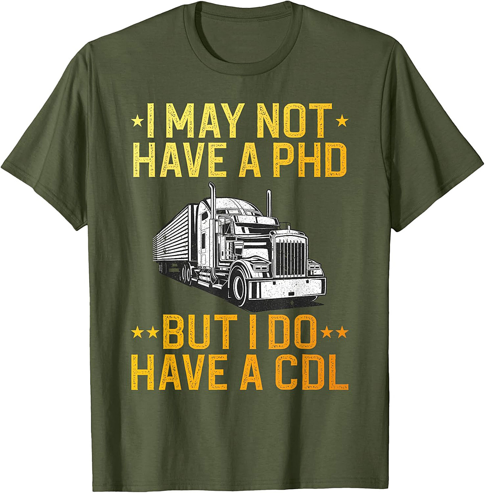 CDL Pride Trucker Graphic Tee | Funny Semi-Truck Driver Shirt