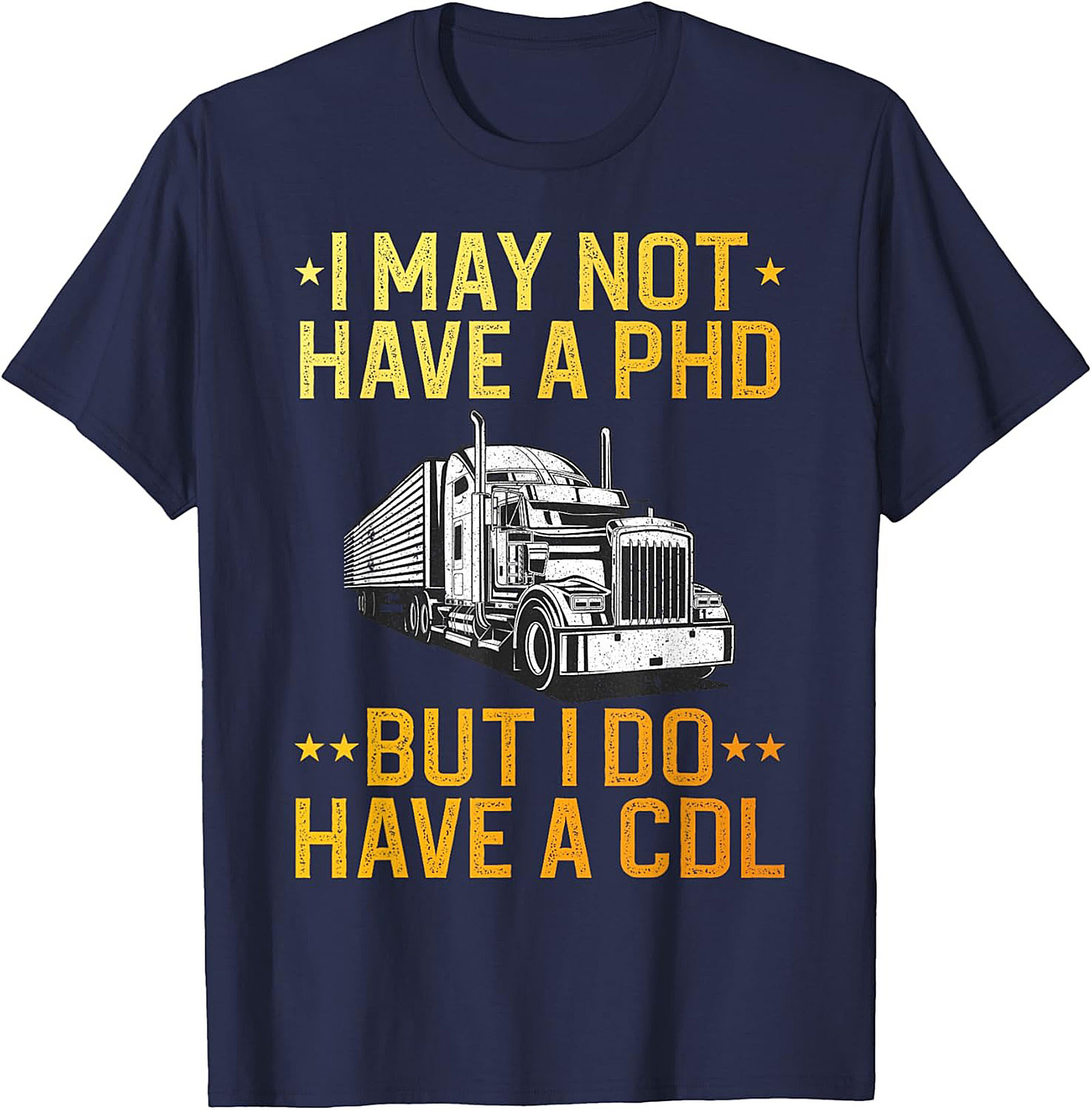 CDL Pride Trucker Graphic Tee | Funny Semi-Truck Driver Shirt