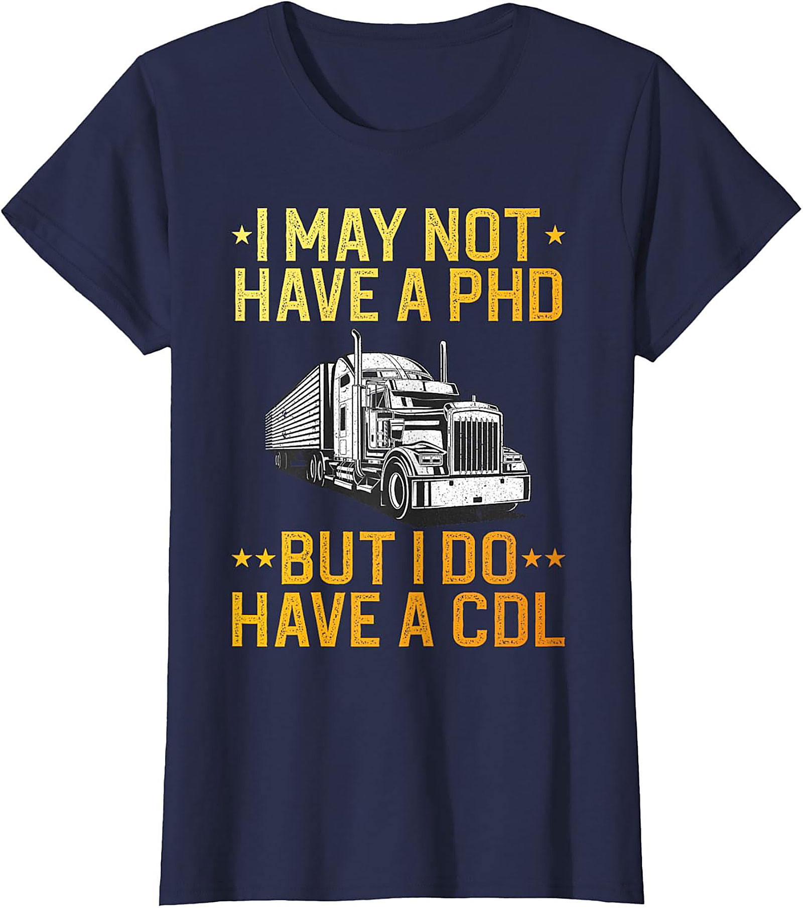 CDL Pride Trucker Graphic Tee | Funny Semi-Truck Driver Shirt