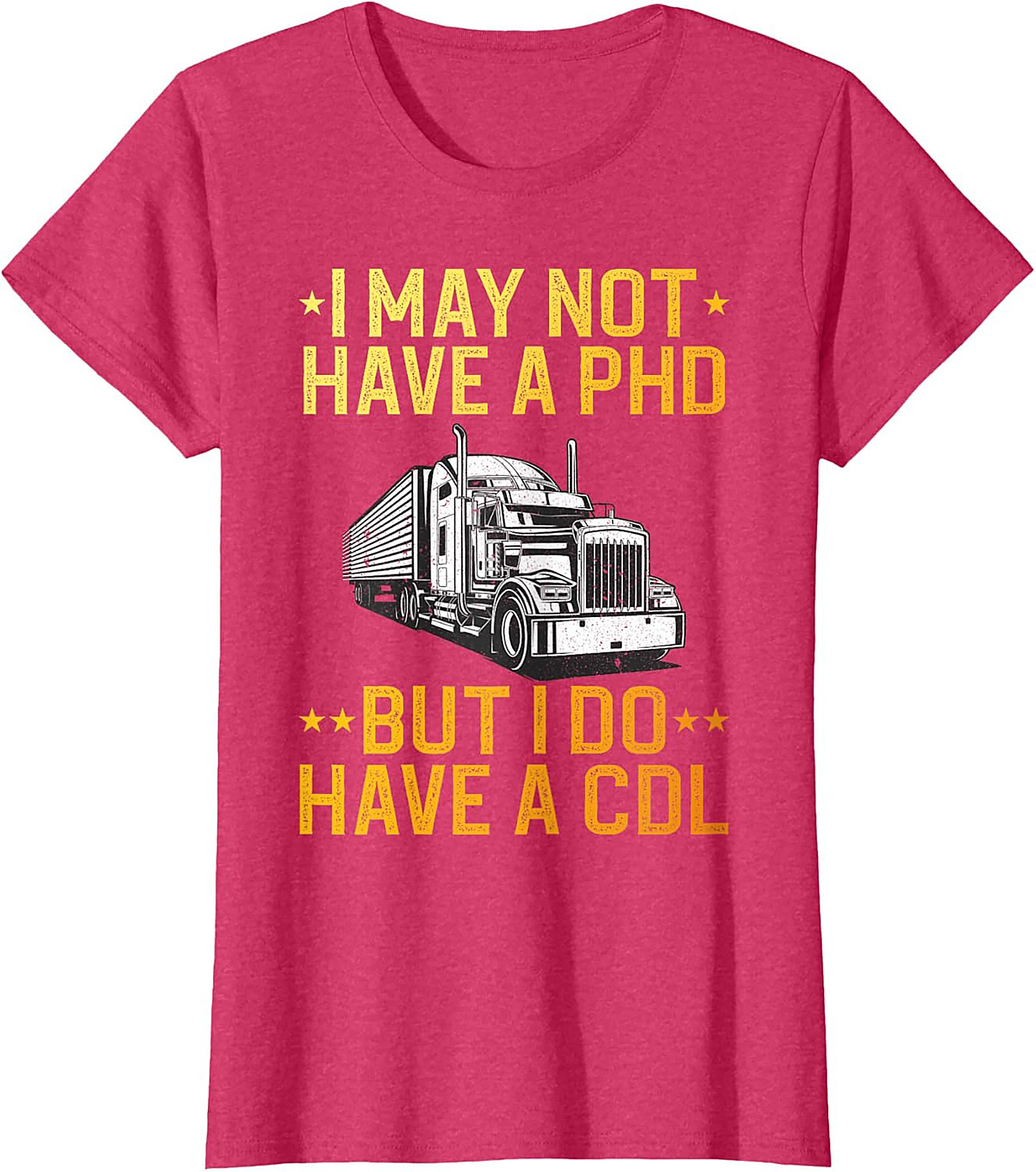CDL Pride Trucker Graphic Tee | Funny Semi-Truck Driver Shirt