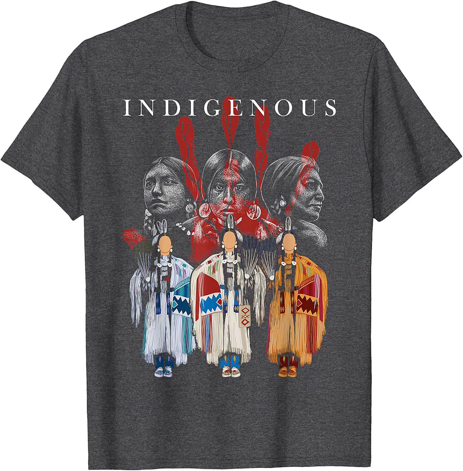 Indigenous Heritage Graphic Tee Native American Pride Shirt
