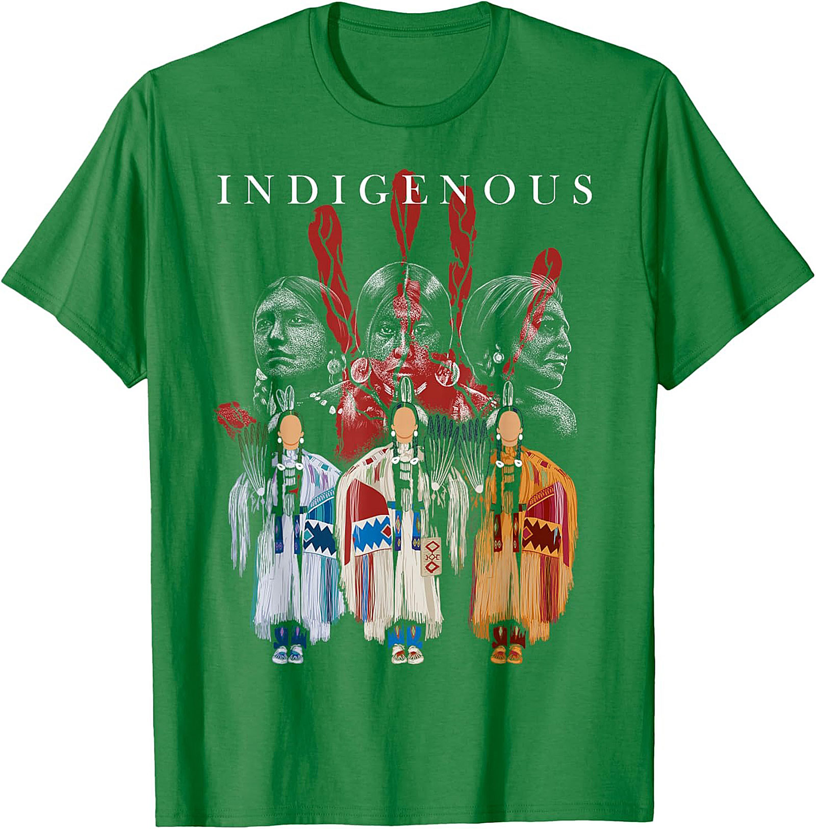 Indigenous Heritage Graphic Tee Native American Pride Shirt