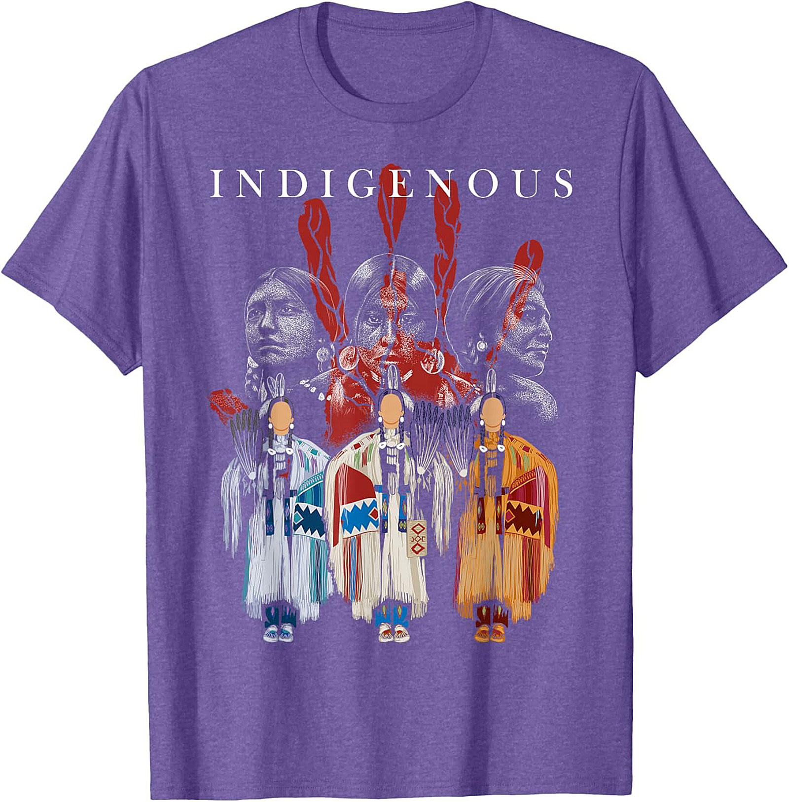 Indigenous Heritage Graphic Tee Native American Pride Shirt