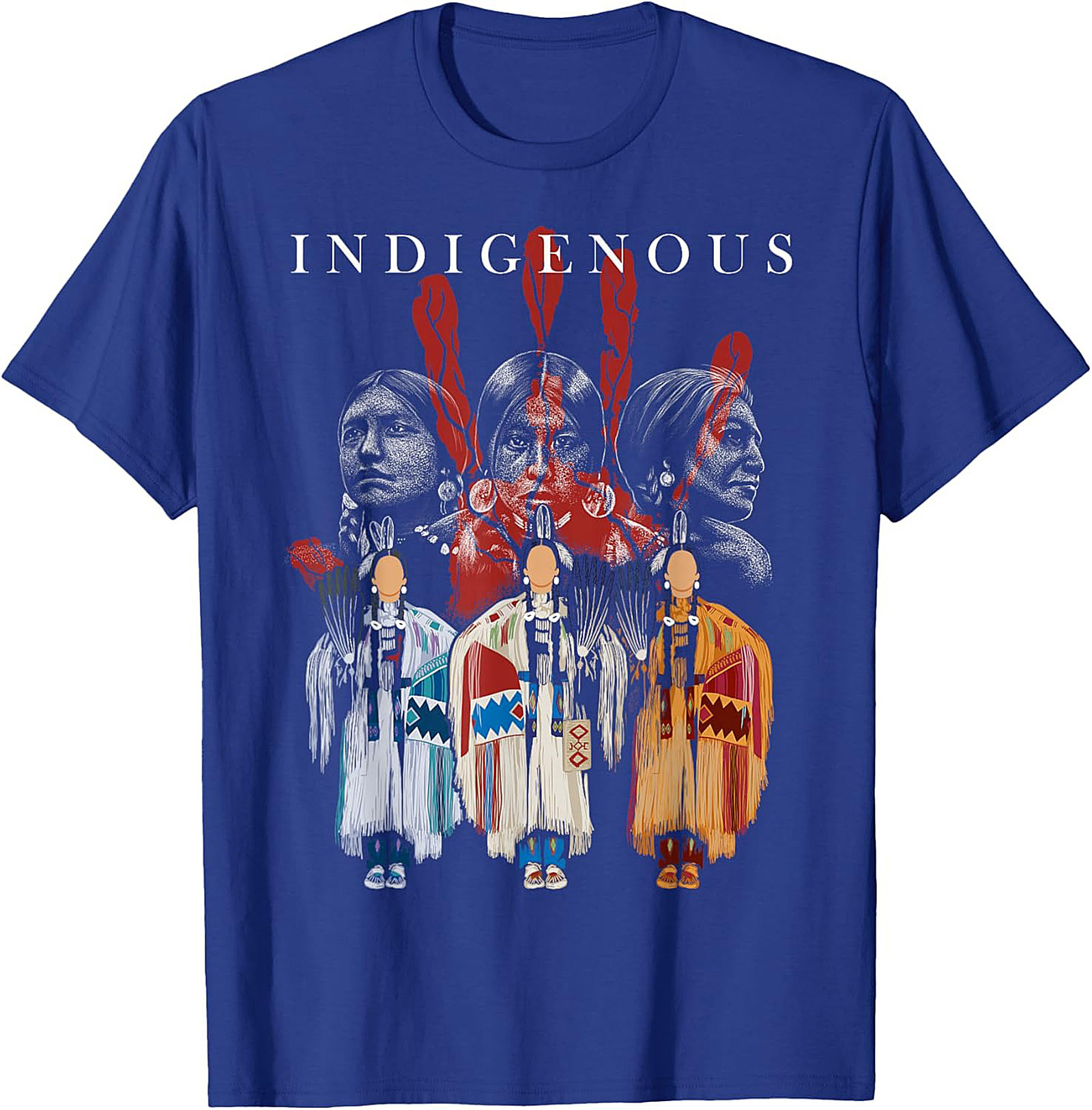 Indigenous Heritage Graphic Tee Native American Pride Shirt