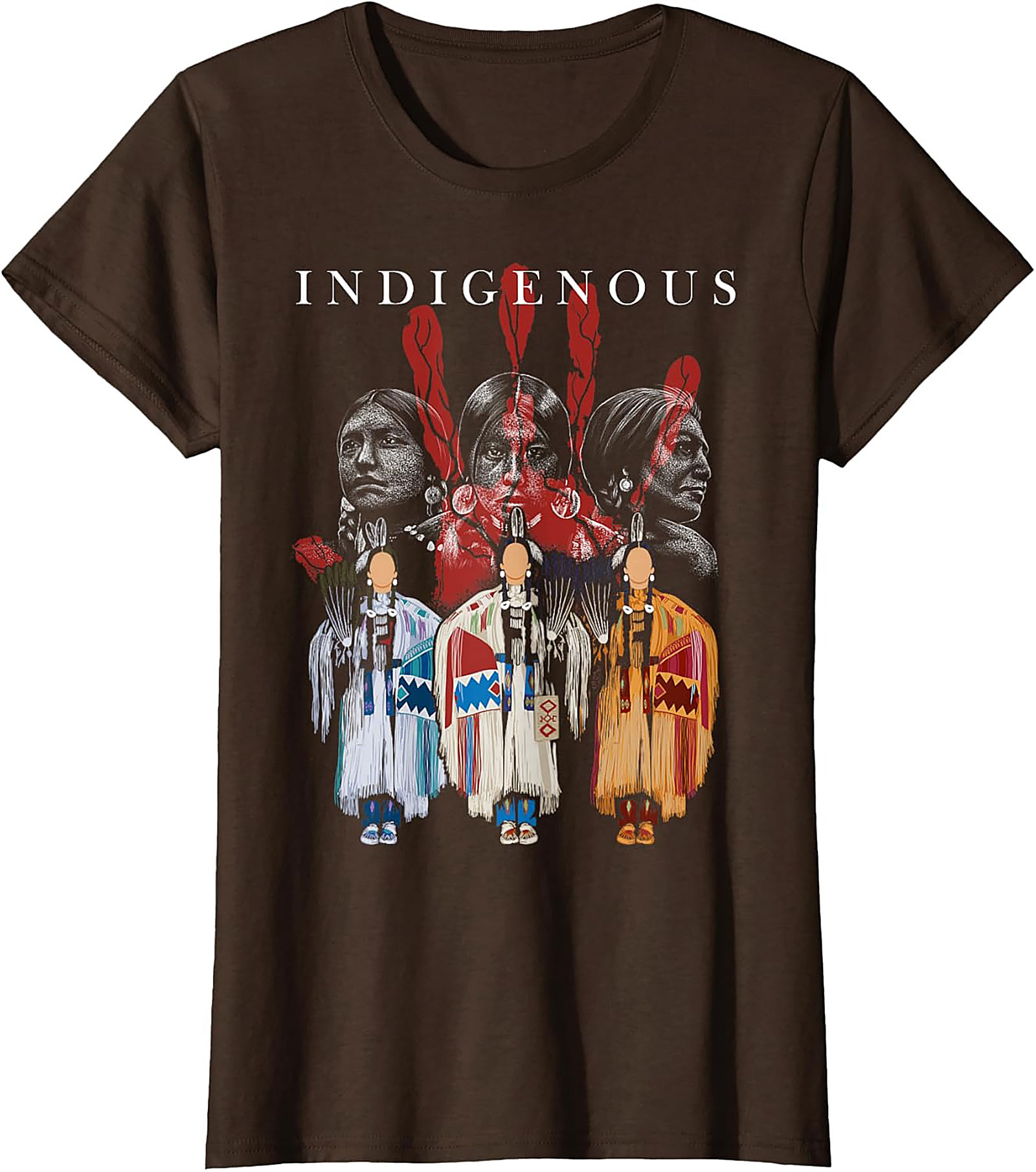 Indigenous Heritage Graphic Tee Native American Pride Shirt