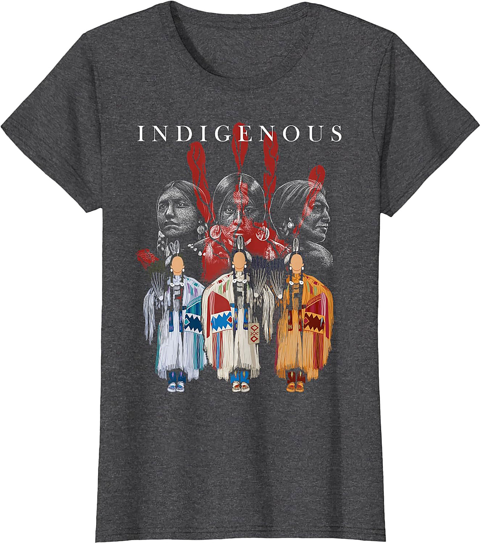 Indigenous Heritage Graphic Tee Native American Pride Shirt