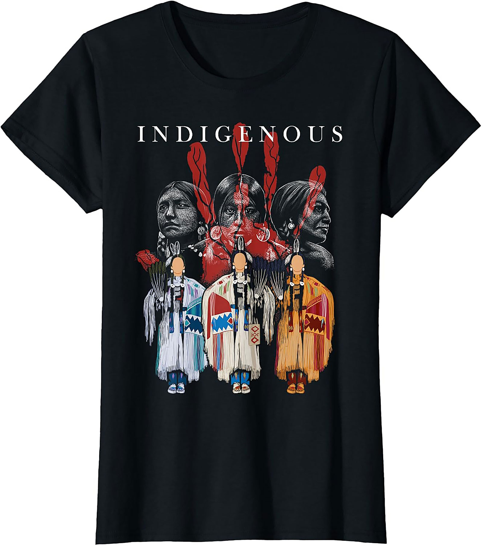 Indigenous Heritage Graphic Tee Native American Pride Shirt