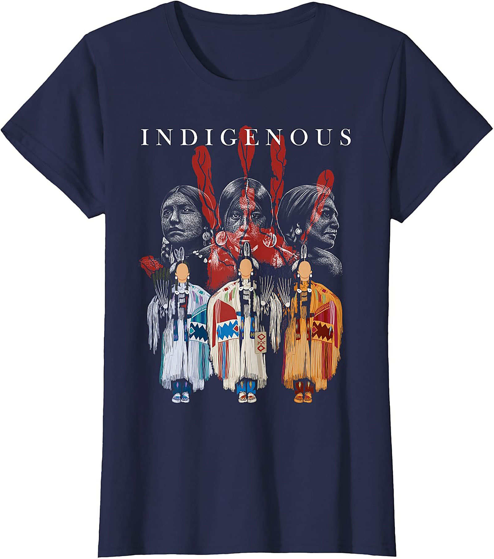 Indigenous Heritage Graphic Tee Native American Pride Shirt